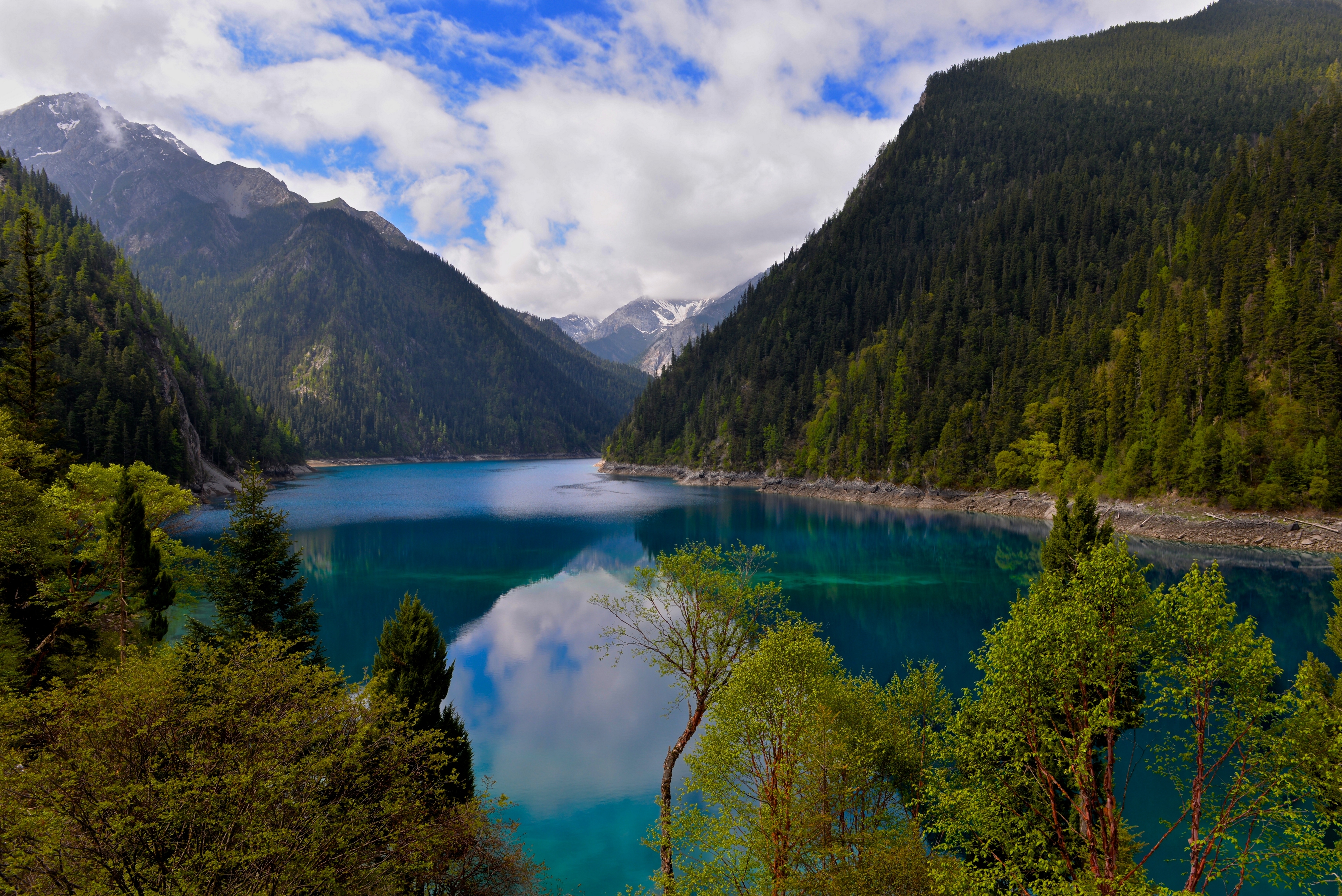 四川岷山九寨沟自然风景_4329