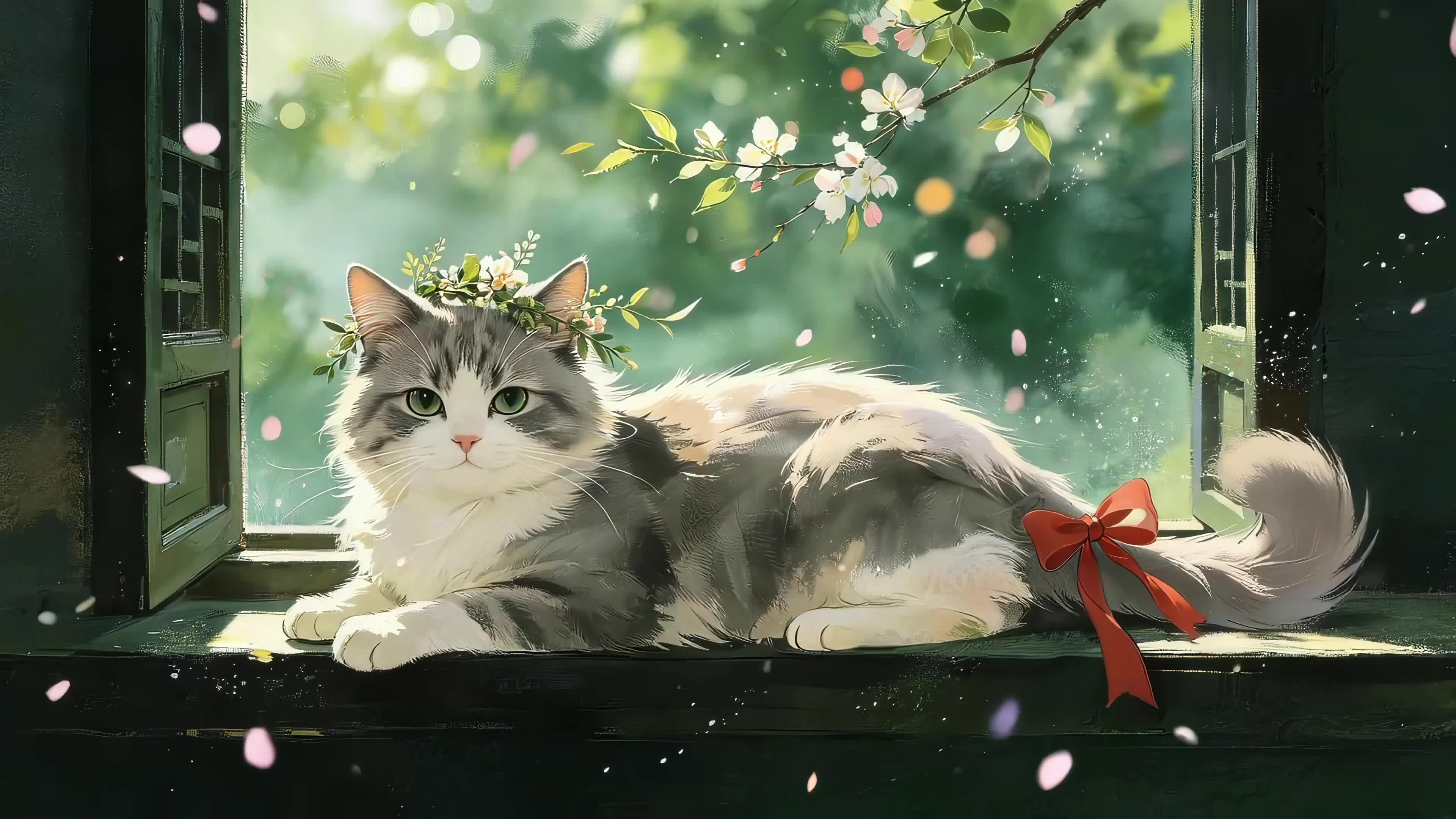 呆萌的猫咪