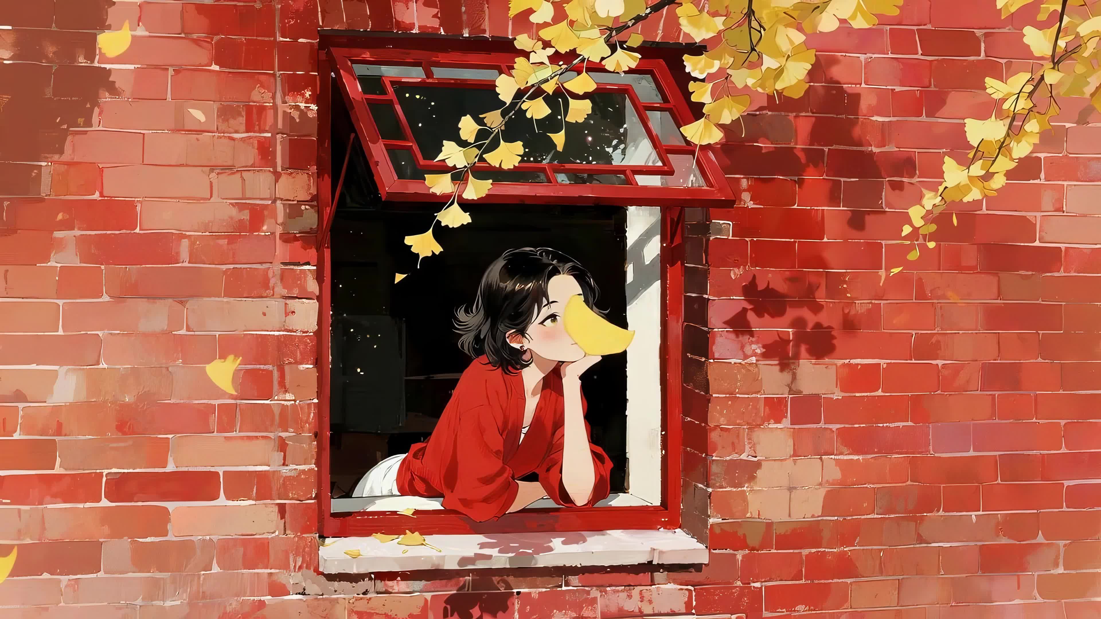 窗边的姑娘