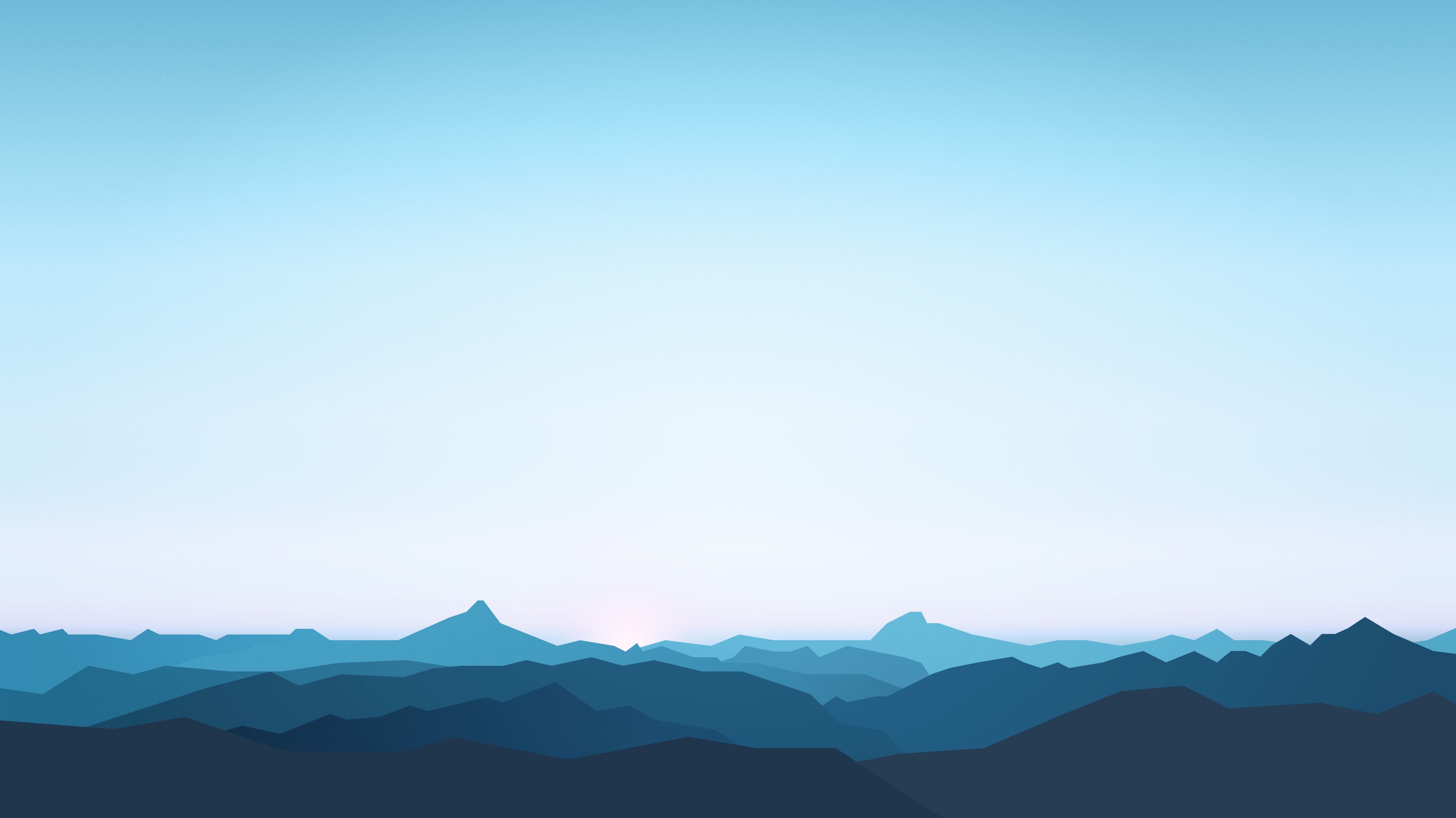 山天空简单绘画设计背景_14648