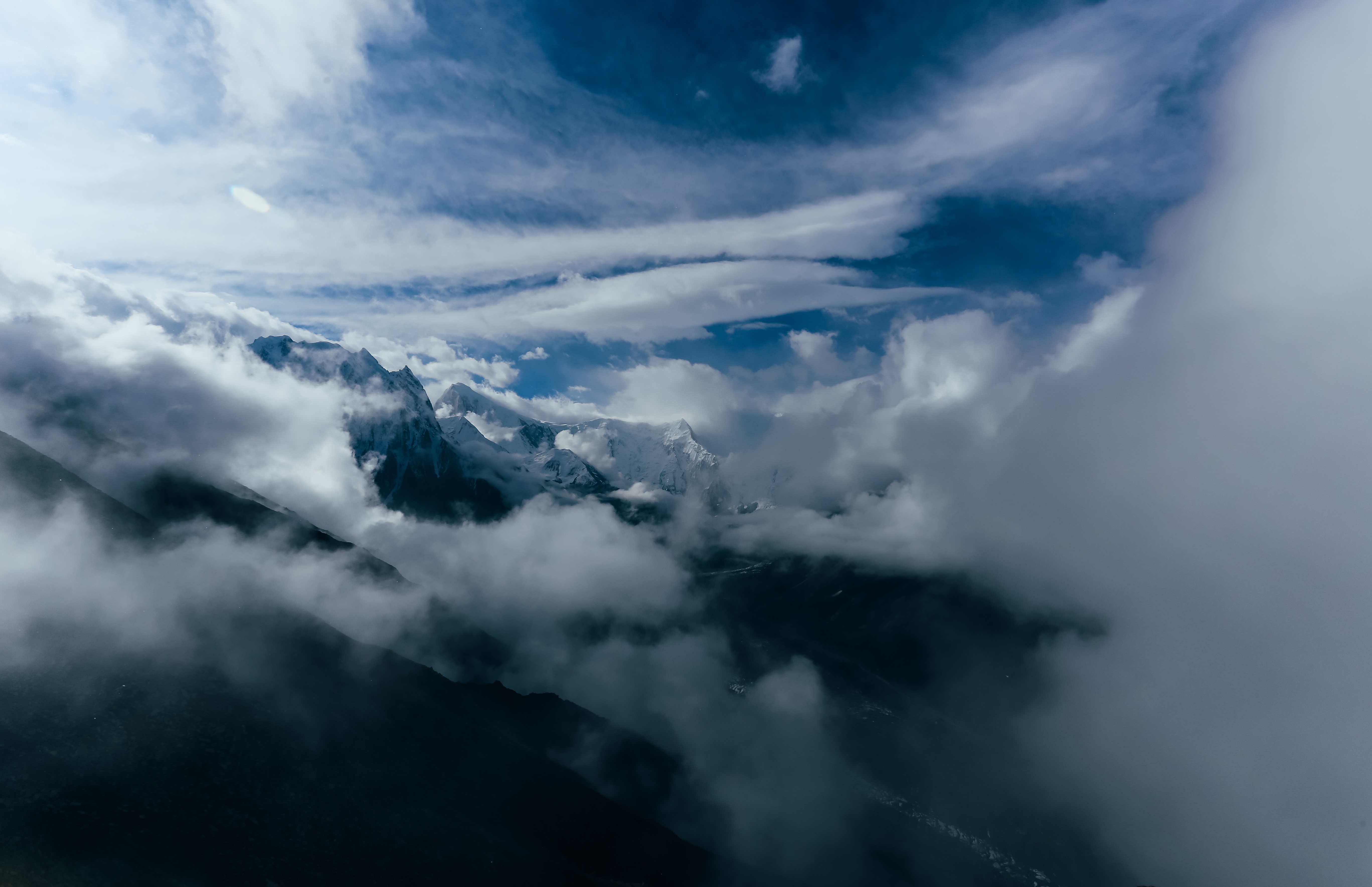 山峰 云风景 5K图片_7702
