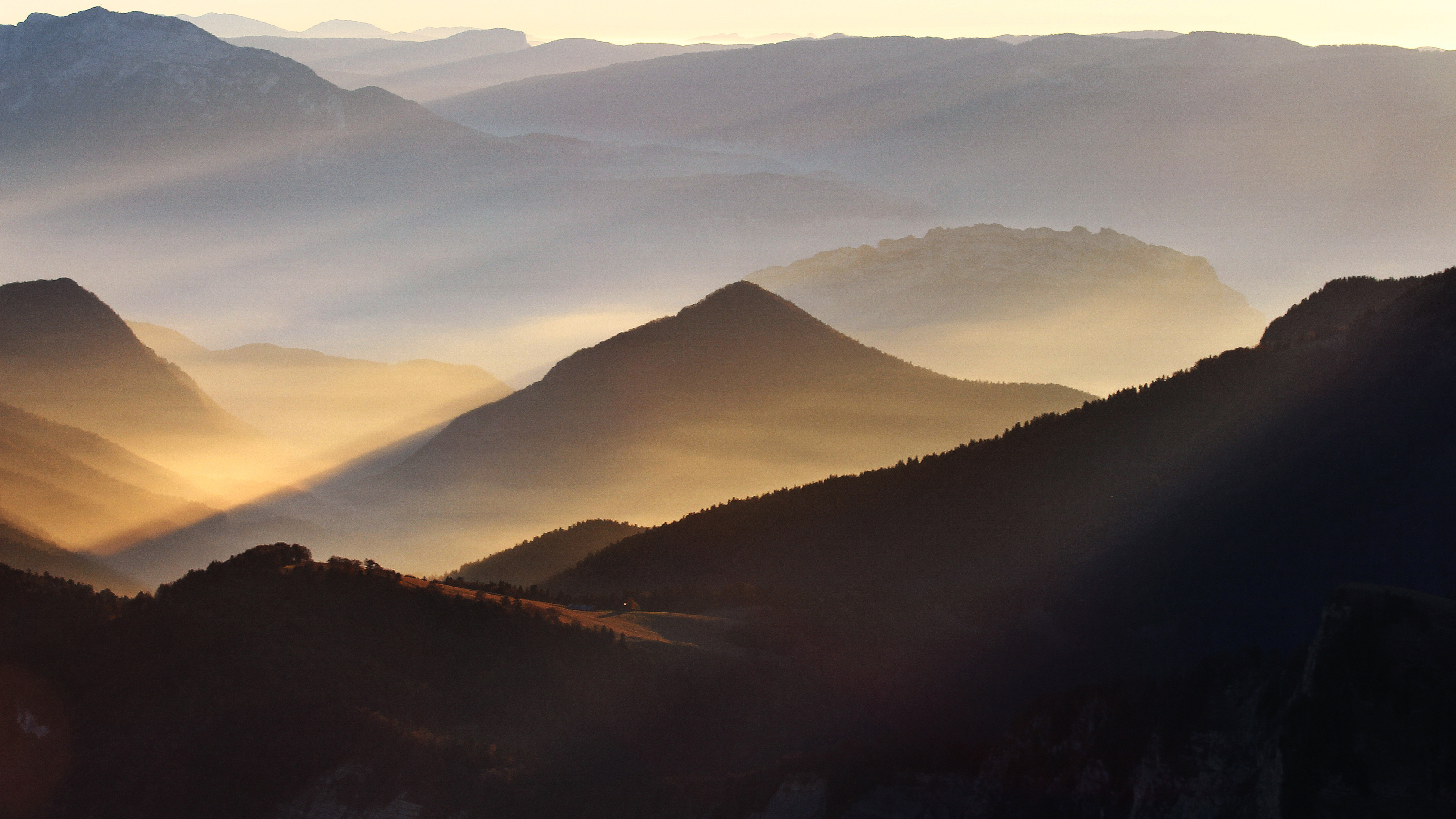 山峰,山脉风景4K壁纸_15059