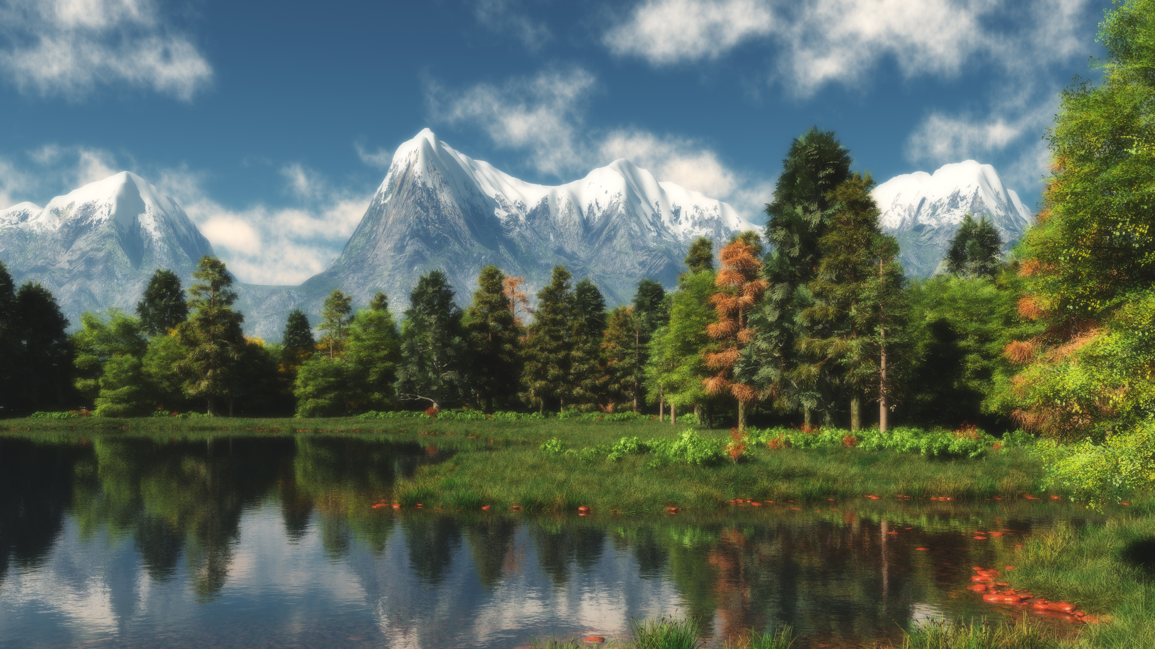 山边风景4K壁纸_9399