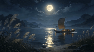 古风月圆之夜