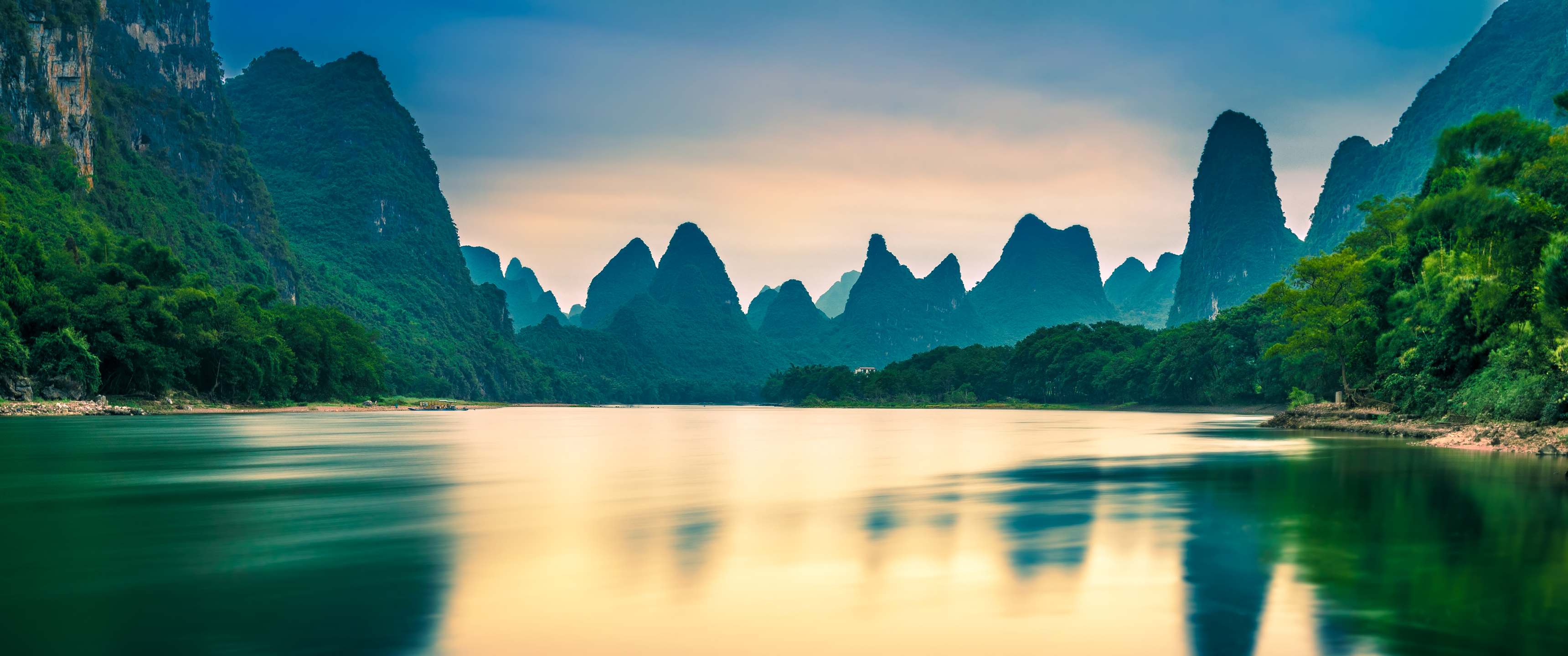 广西阳朔风景3440x1440_20636