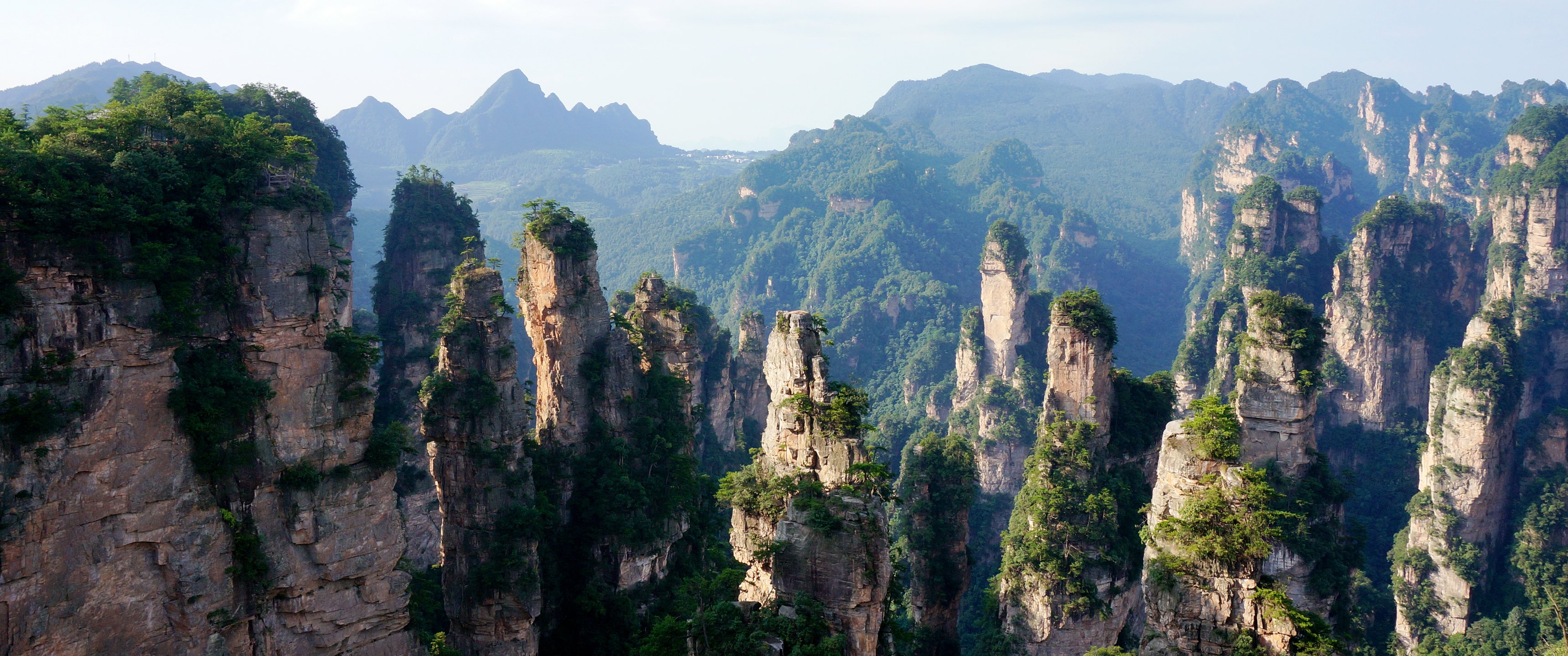 张家界袁家界风景3440x1_16246