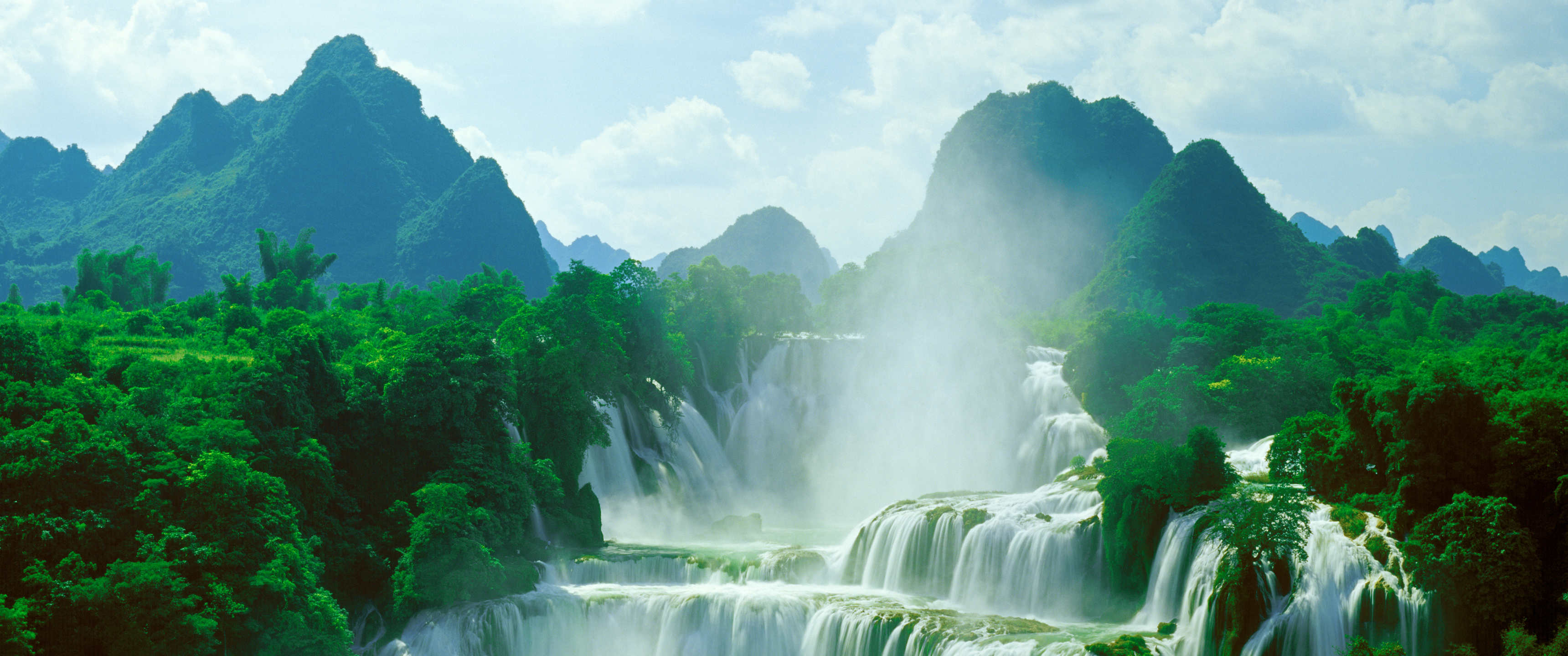 德天瀑布3440x1440风景_15952
