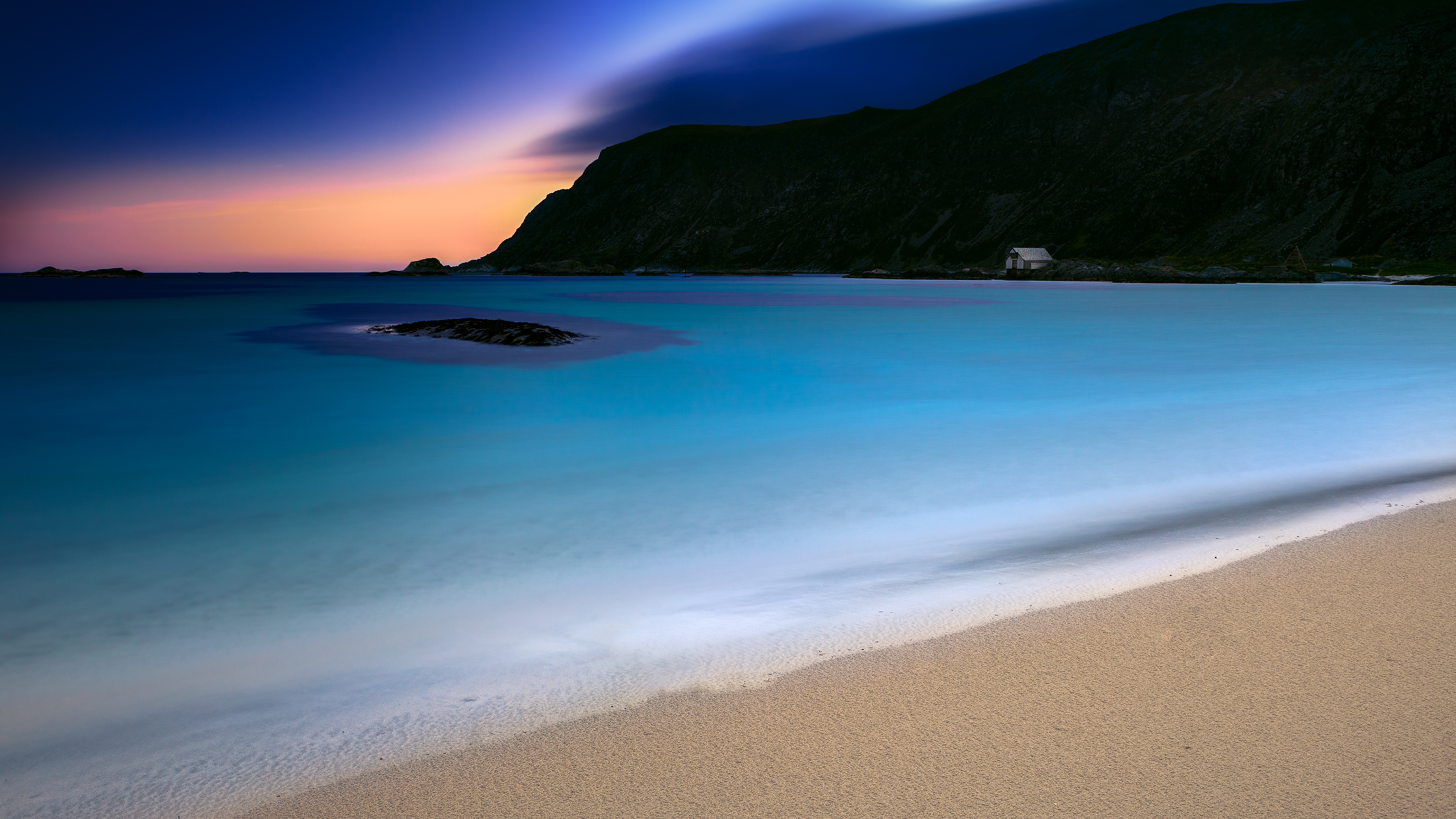挪威海滩3840x2160风景_13715