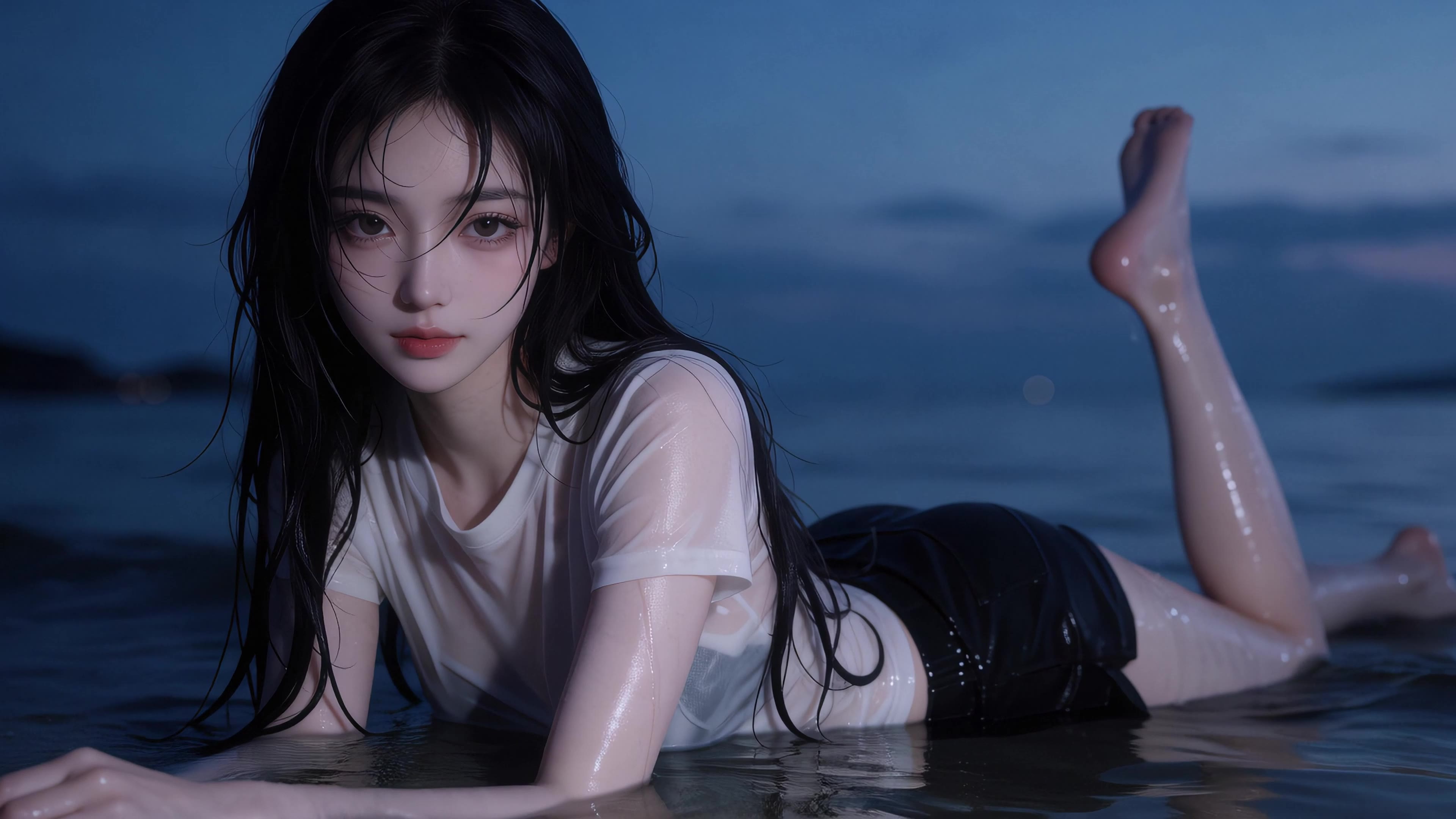 海边少女