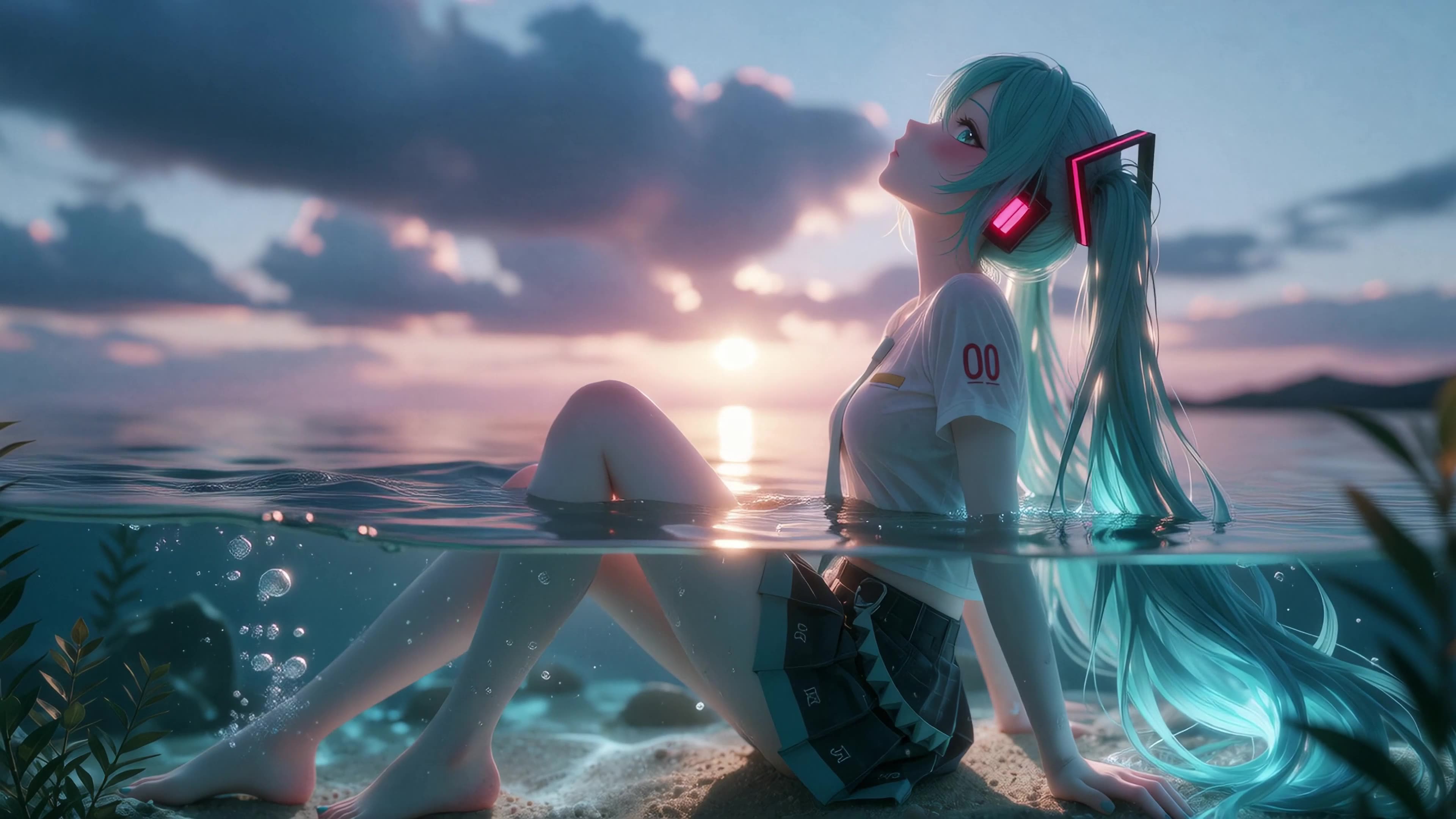 夕阳少女