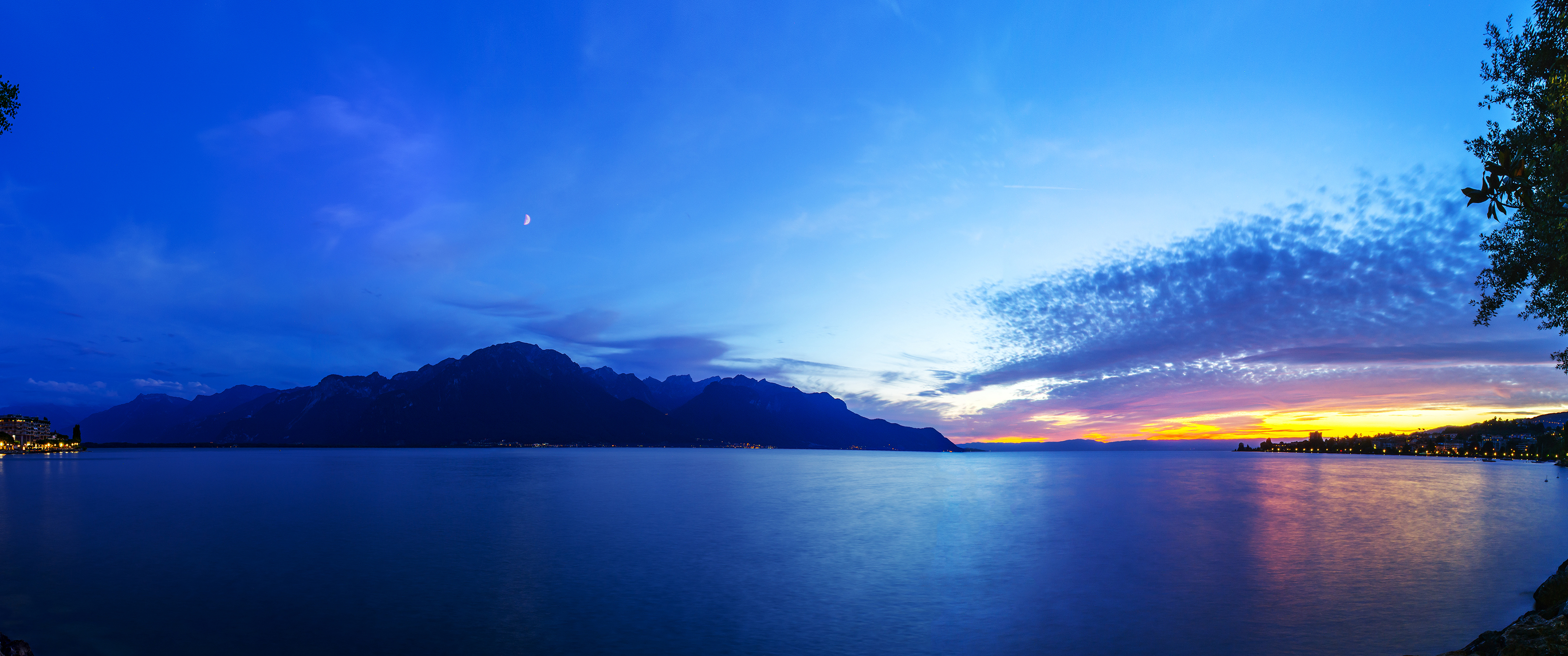 日内瓦湖3440x1440风景_19106