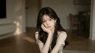 气质长发美女