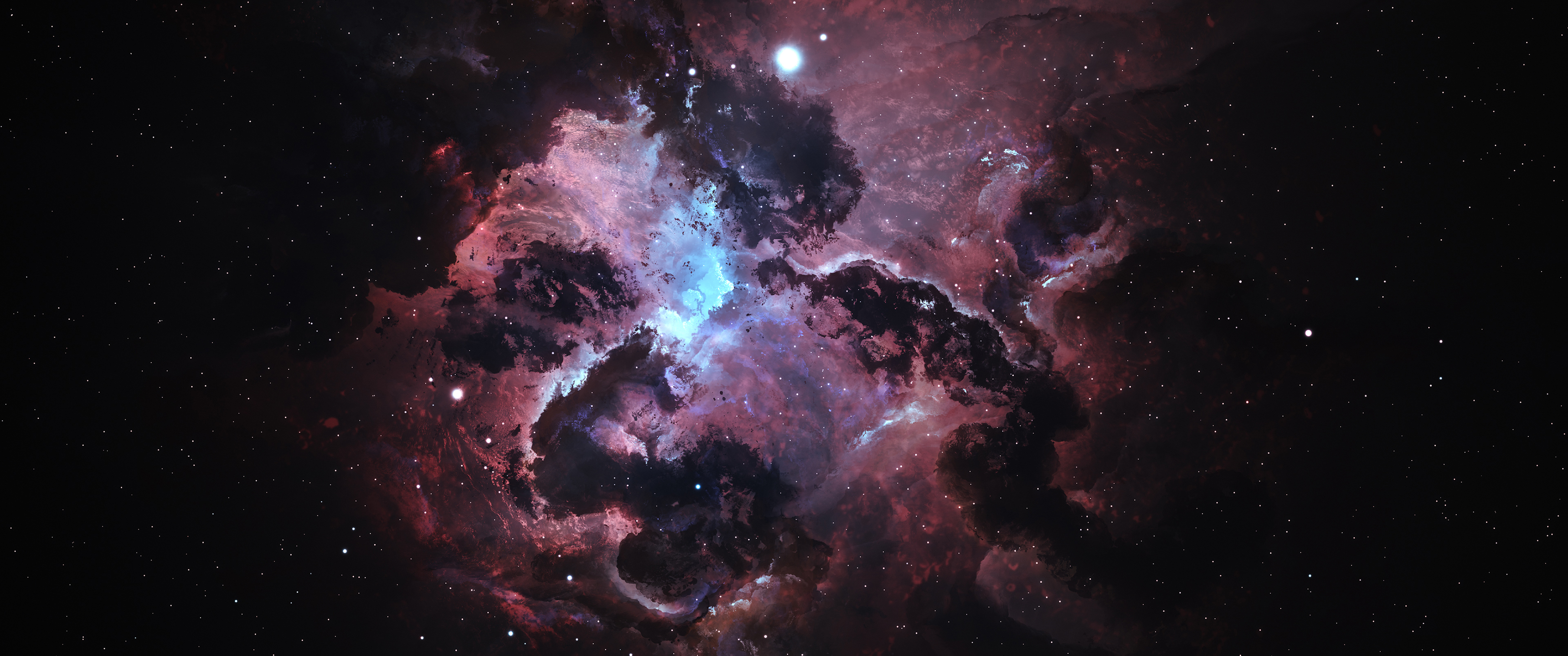 星云带鱼屏3440x1440壁_18217