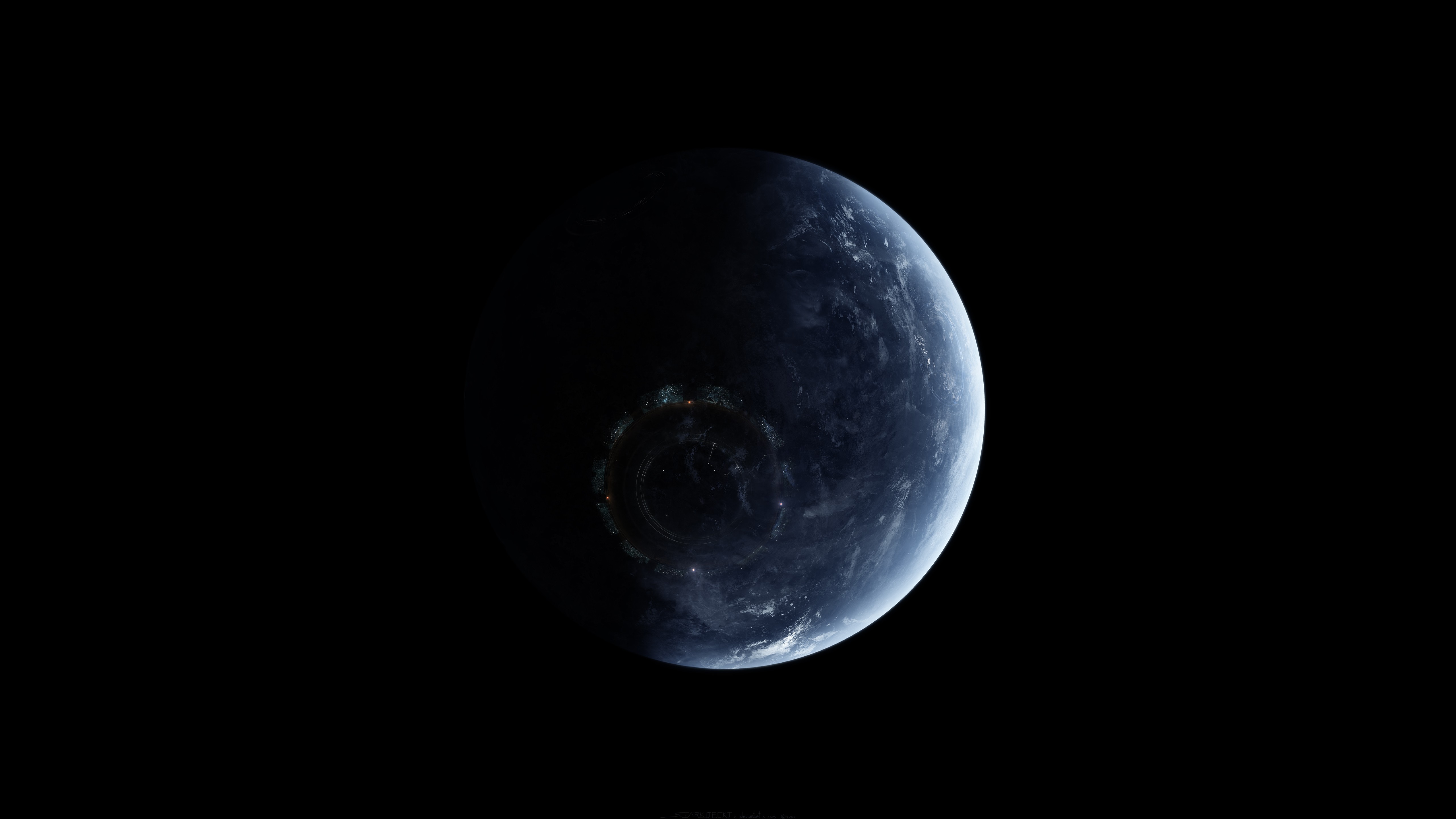 星球 月球 5K壁纸_9921