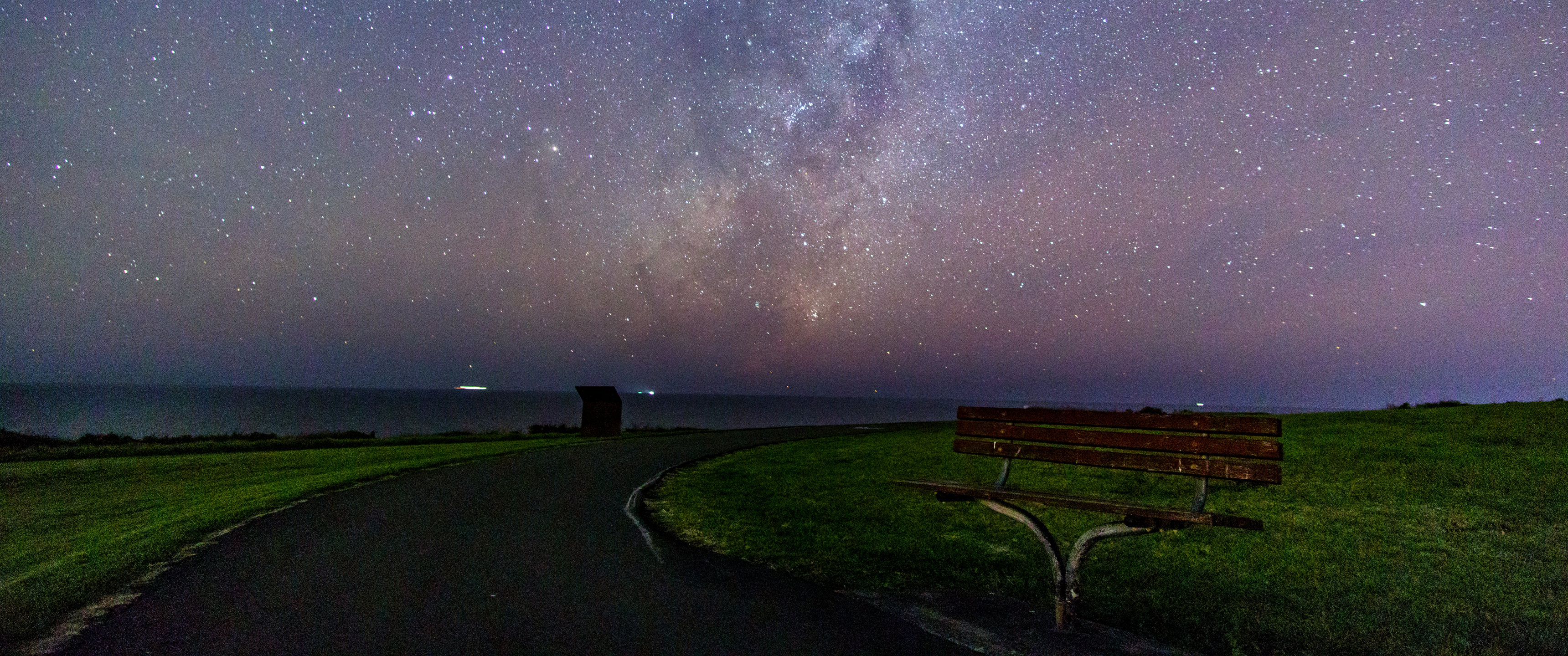 星空 路 椅子 3440x1440_20767