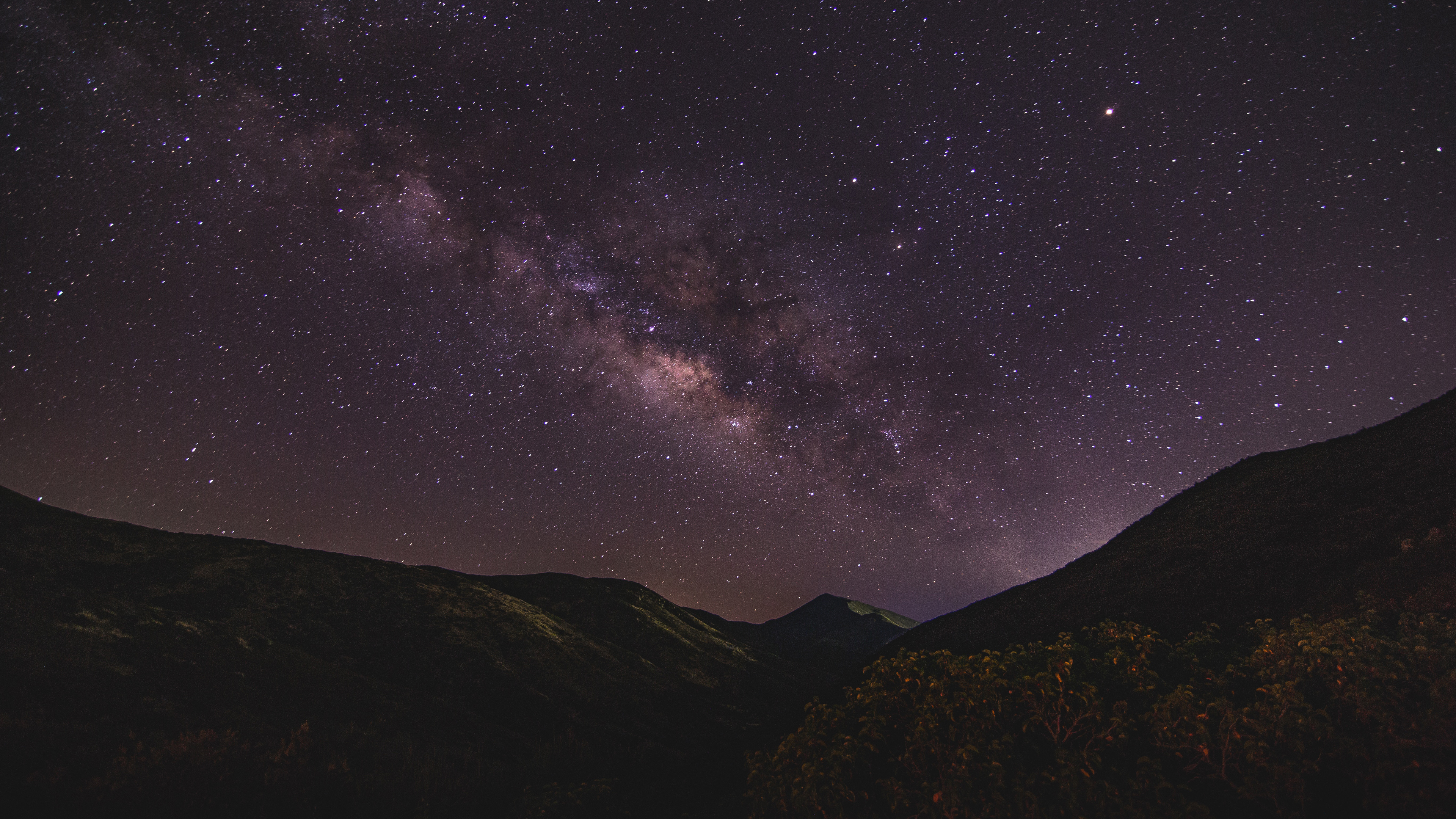 星空夜晚银河4k壁纸_18255
