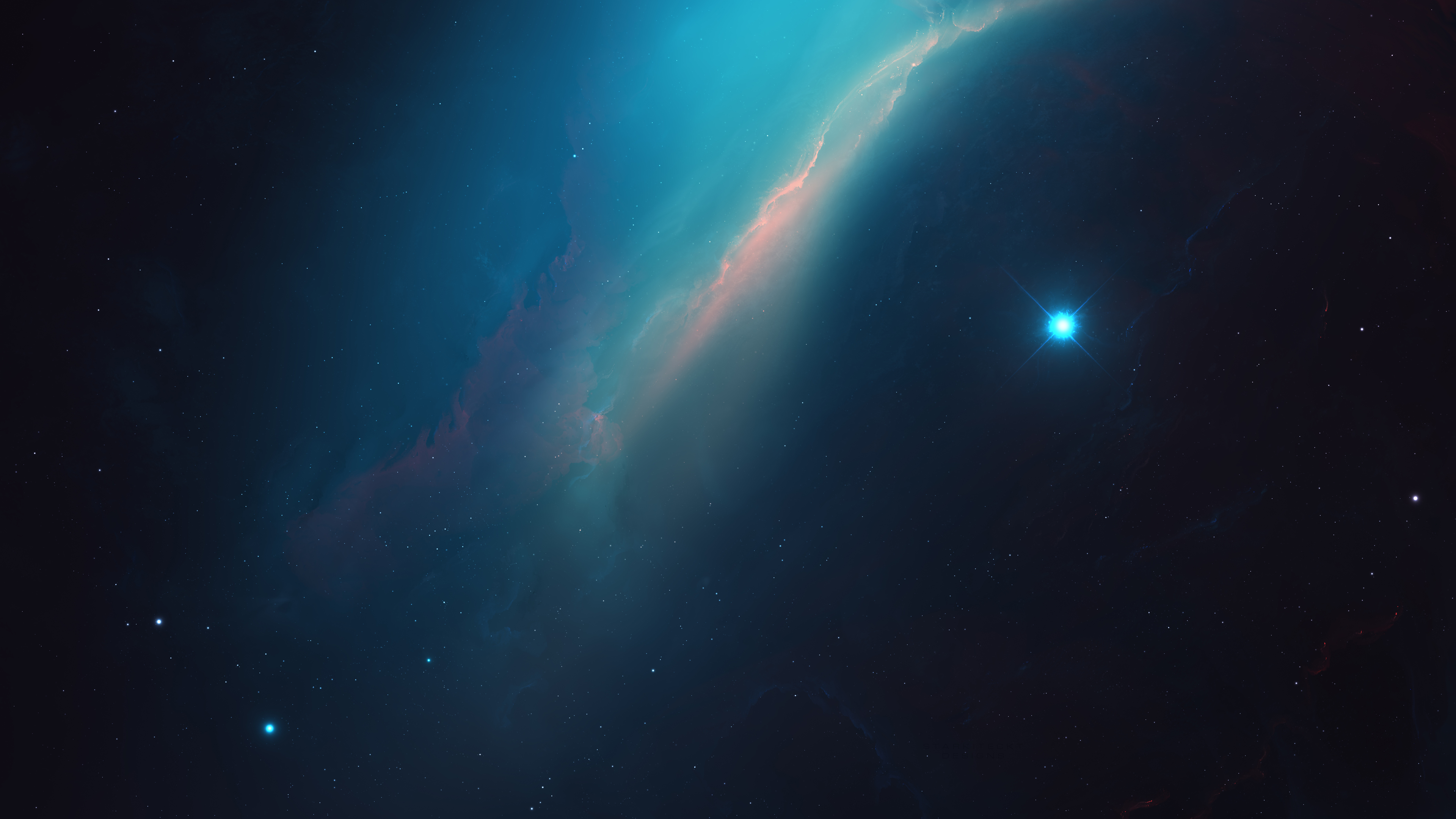 星空星星背景4K壁纸_15070