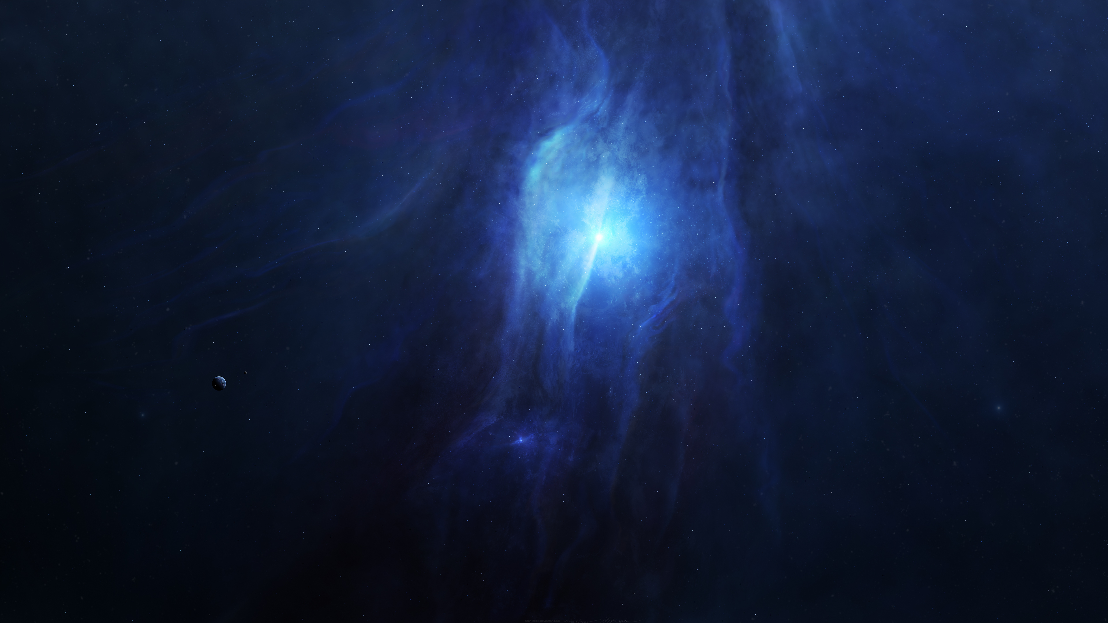星空背景4K壁纸_14660