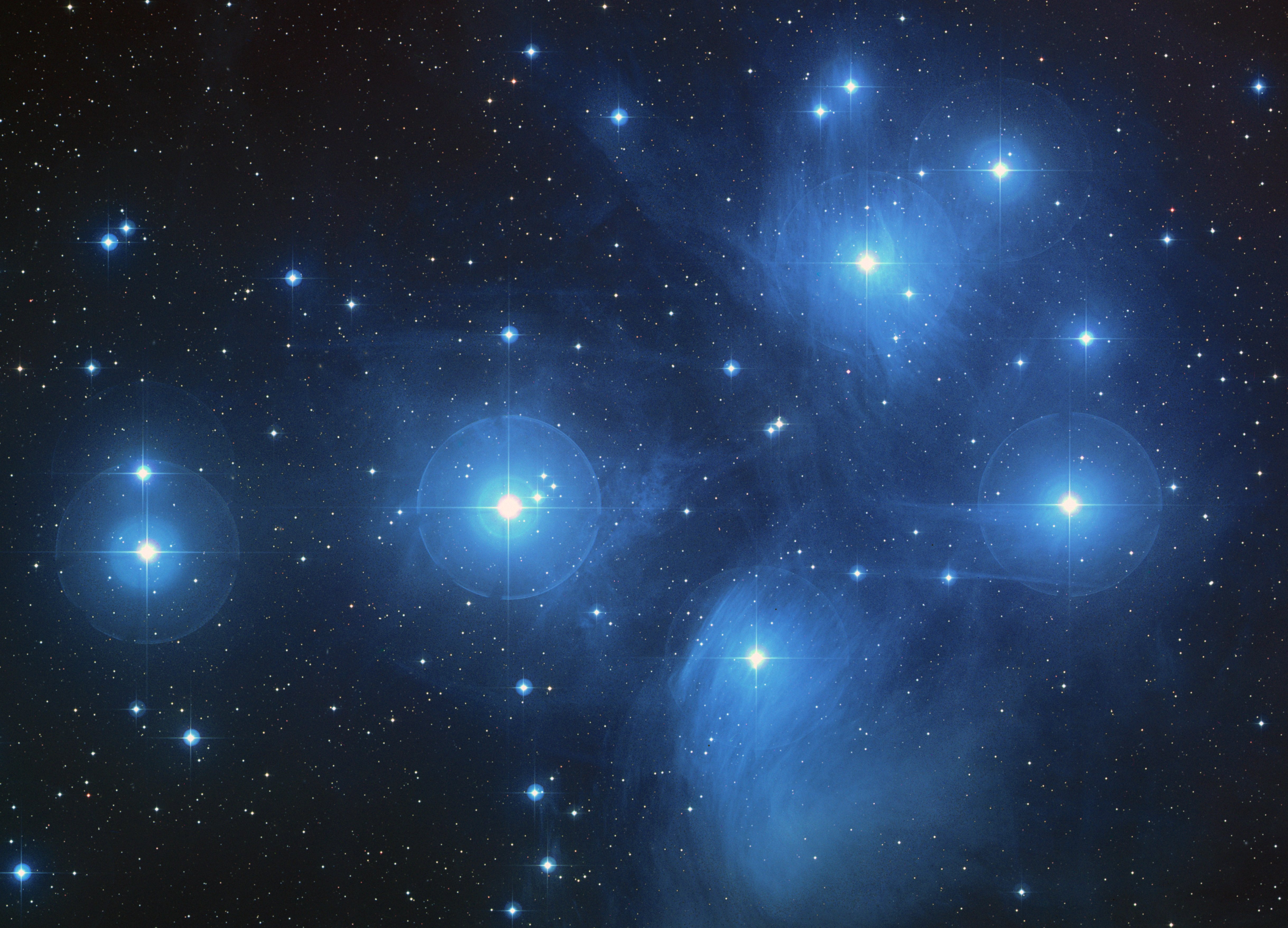 昴星团 星团 星空 星系4_8589
