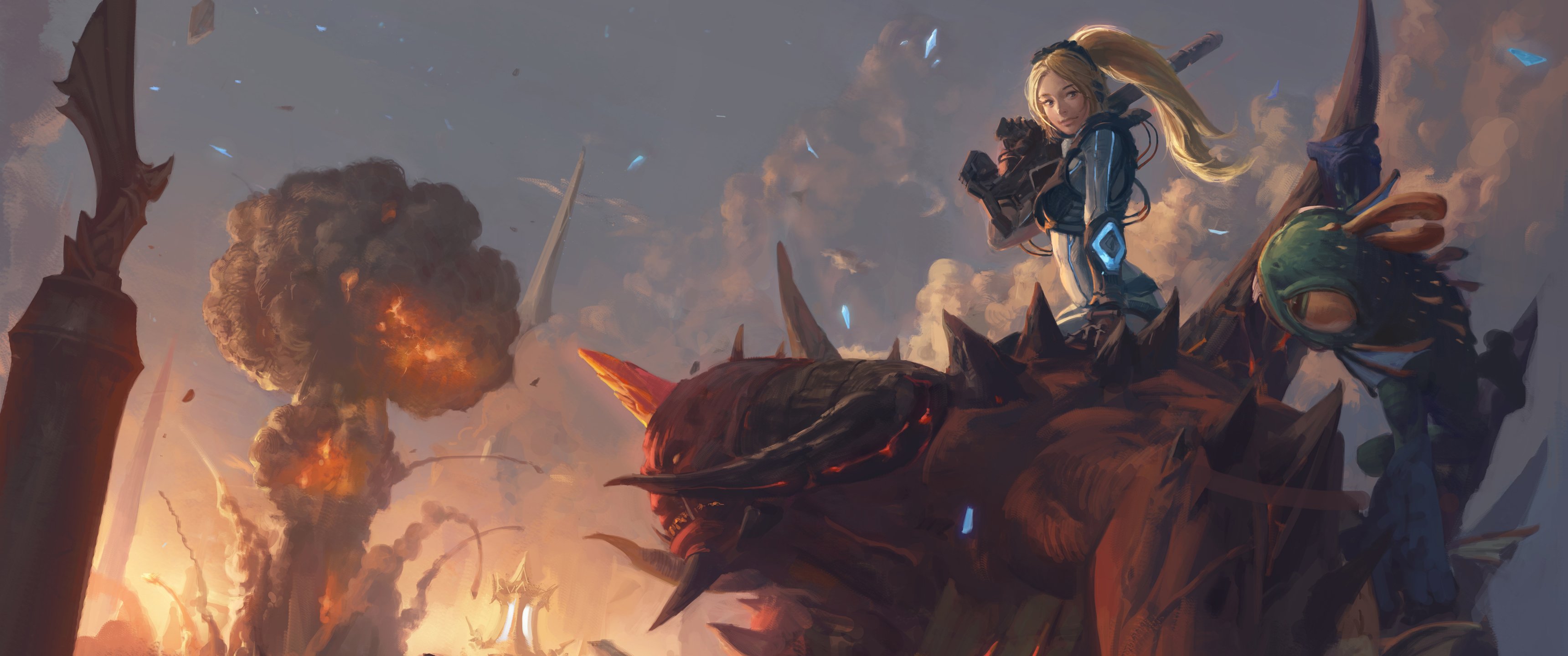 暴雪游戏可爱女神3440x1_19597