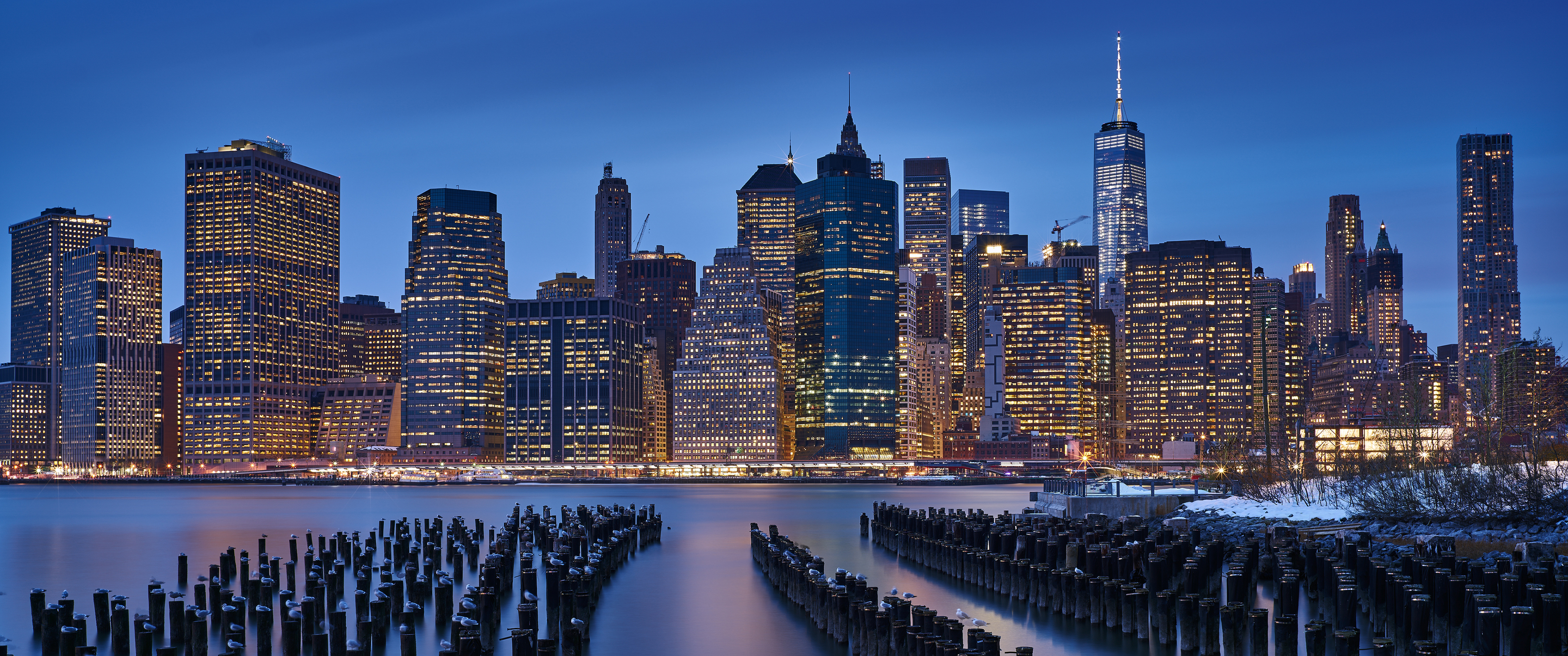 曼哈顿城市风景3440x144_18212
