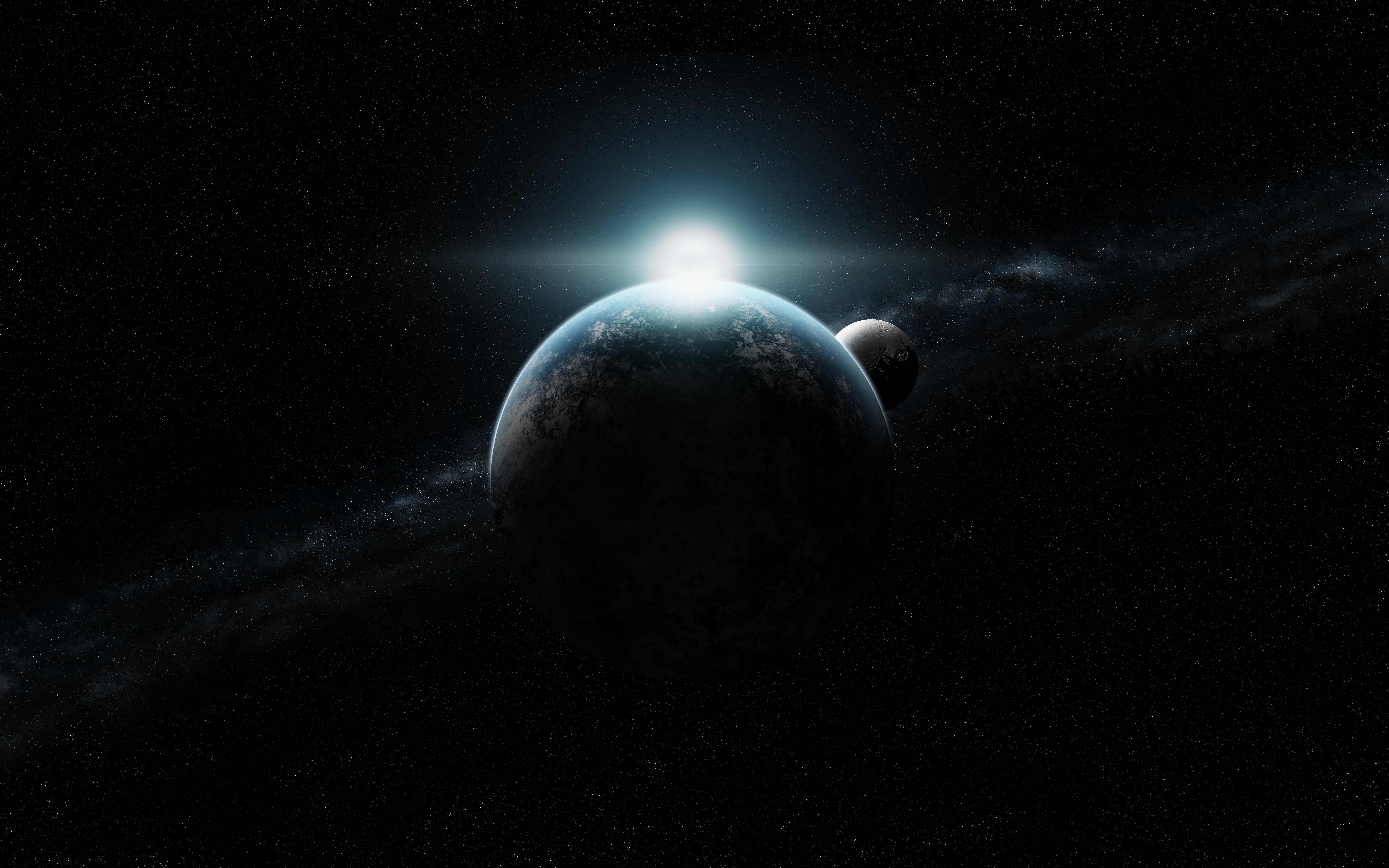 月亮 行星 恒星 星空6K_10805