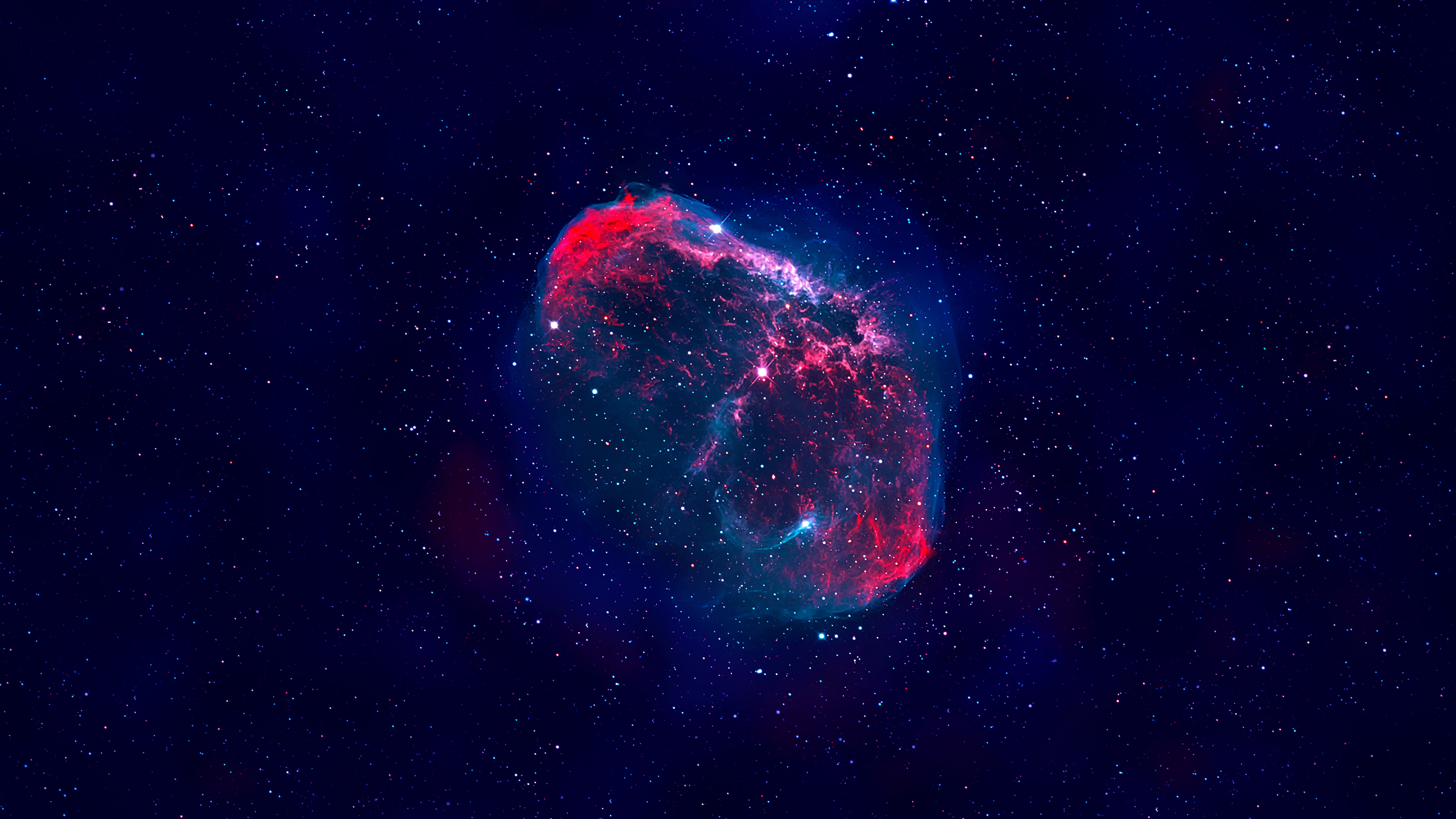 月牙星云星空4K壁纸_14209