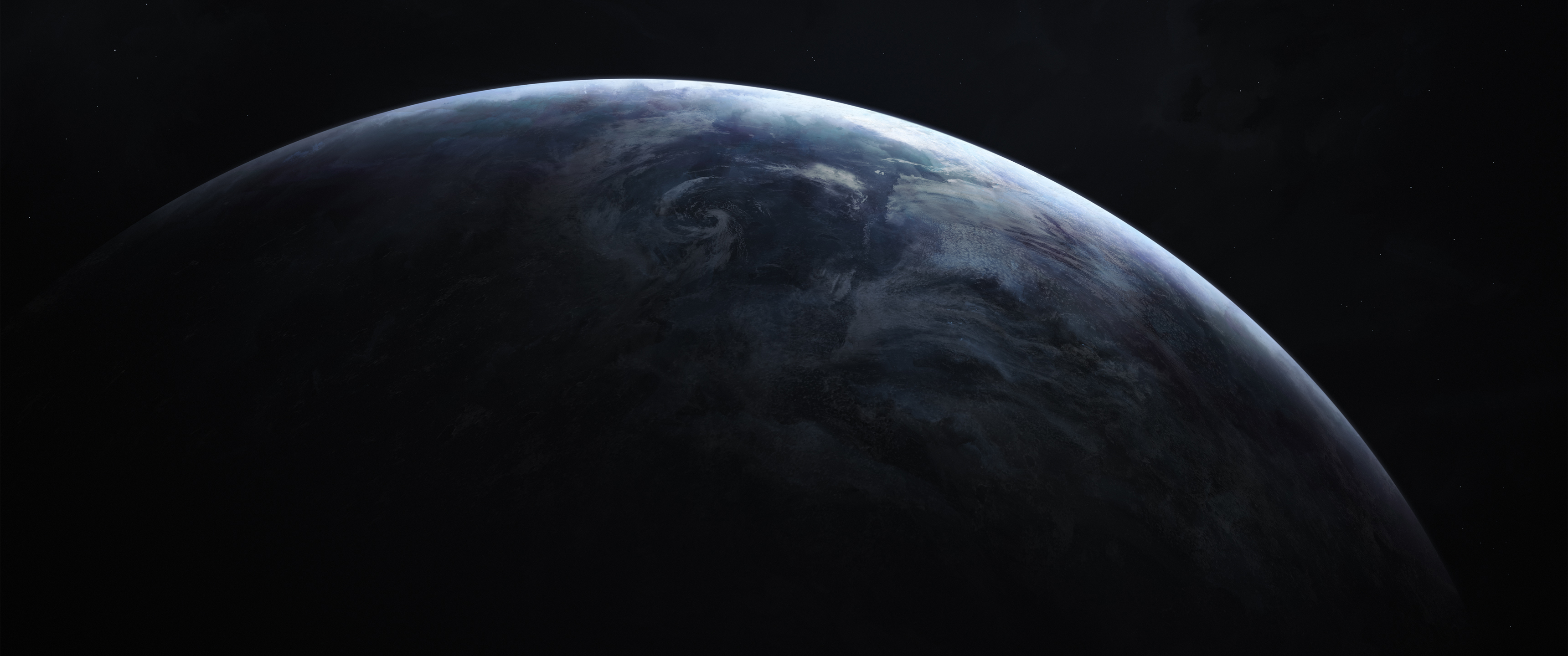 月球星空3440x1440壁纸_14631