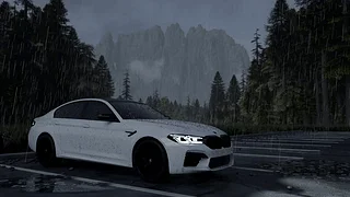 宝马 M5 雨