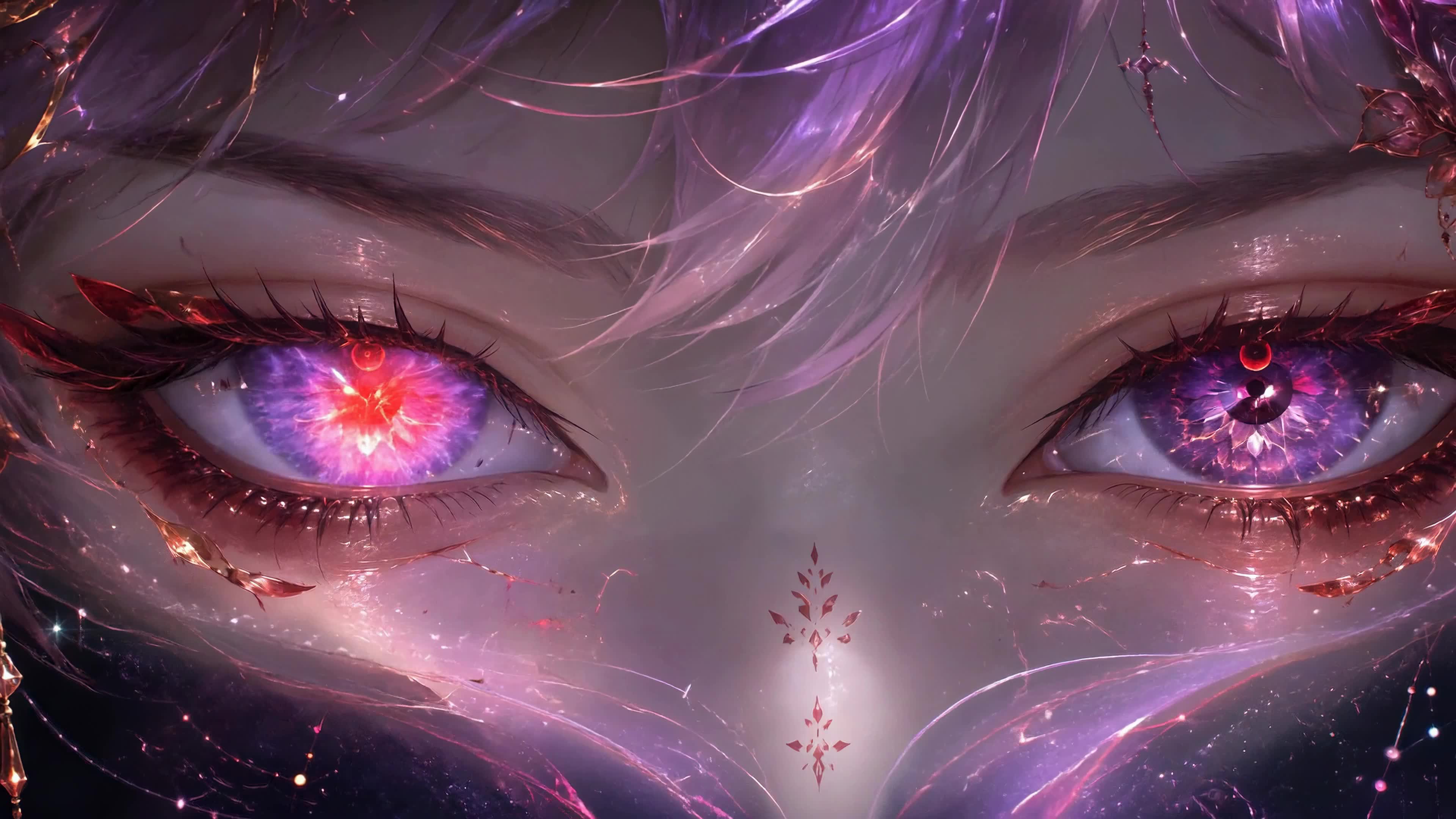 幻紫晶瞳眨眼动态