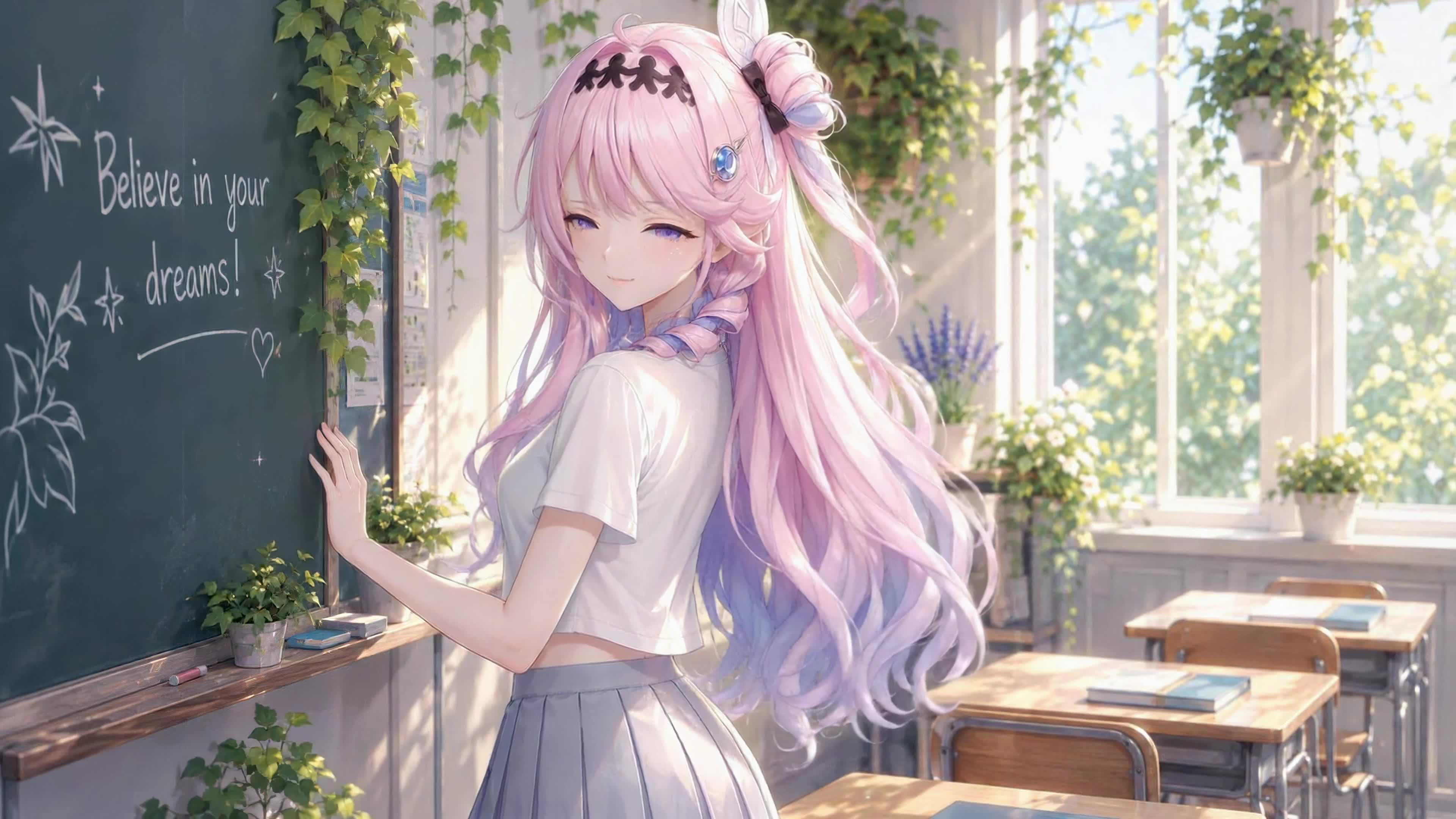 教室午后达妮娅