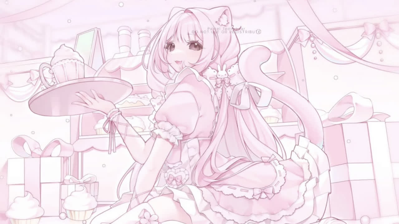 ♡ 可爱风粉色女仆猫娘 ♡