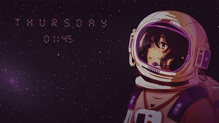 Anime Retro Space Girl (4k)  - レトロな宇宙少女のアニメスタイル