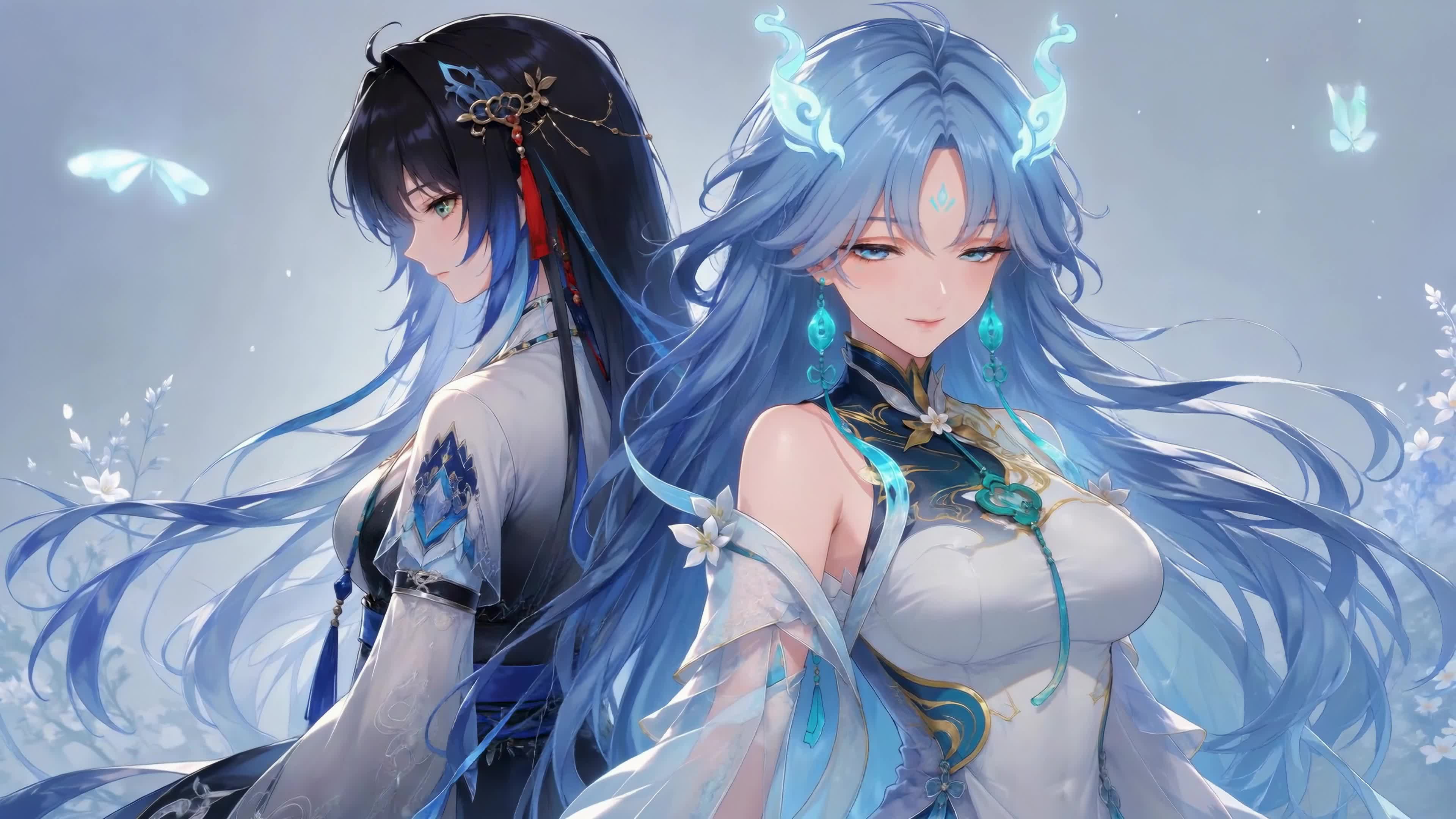 双生少女-秧秧·玄翎 清宵