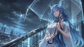 雨夜都市清宵