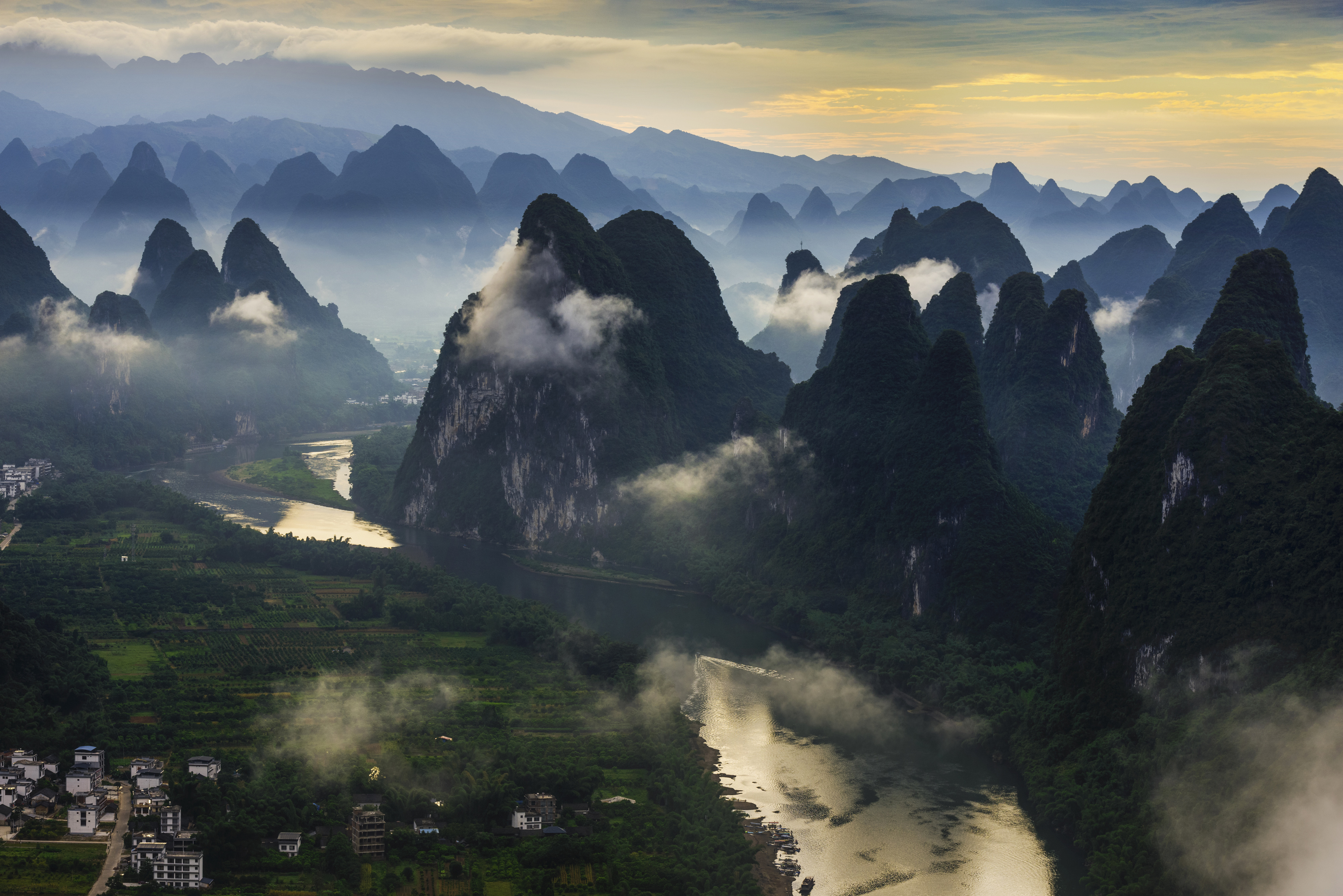 桂林漓江风景4k图片_5435
