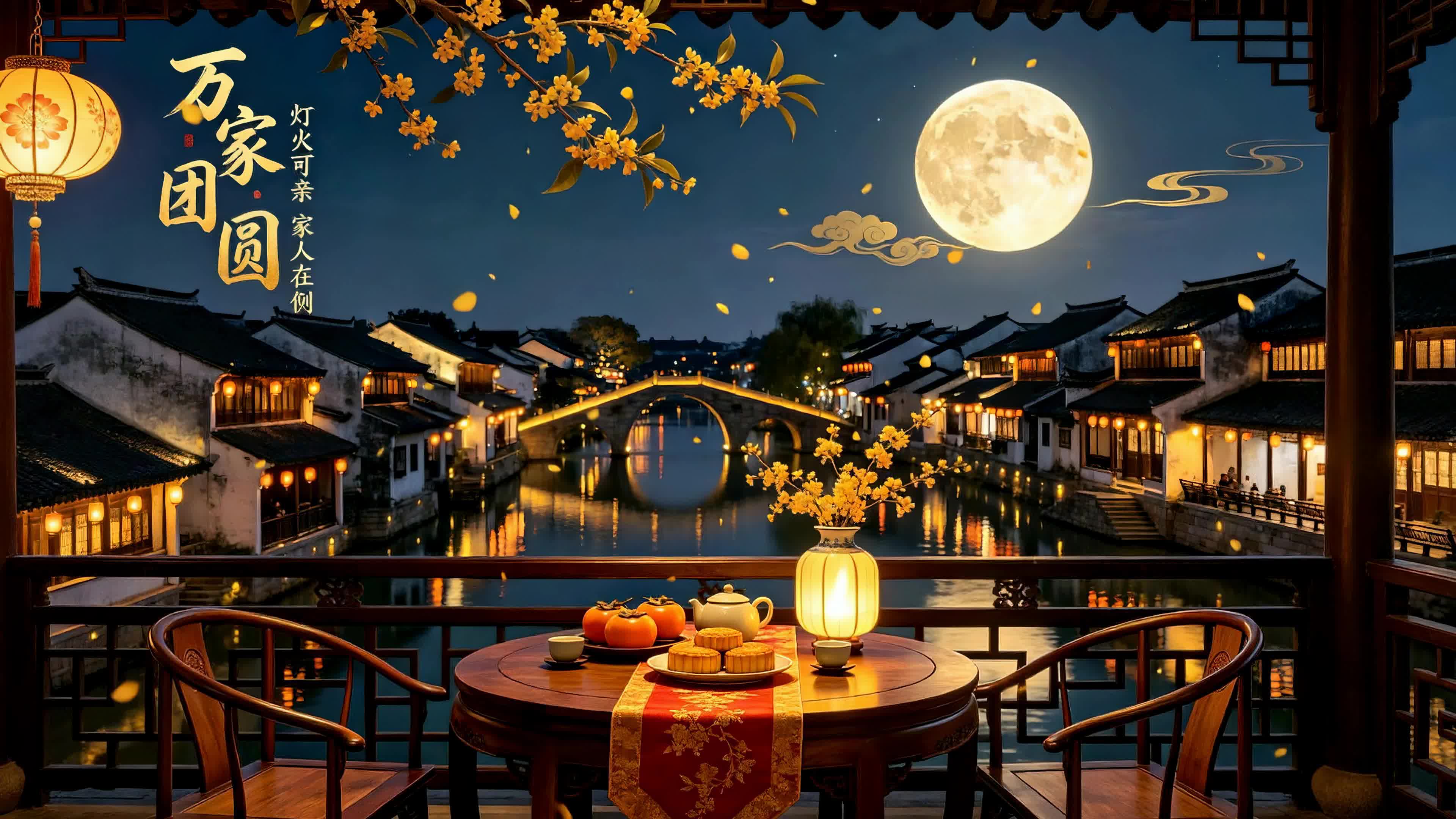 万家团圆中秋夜