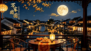 万家团圆中秋夜