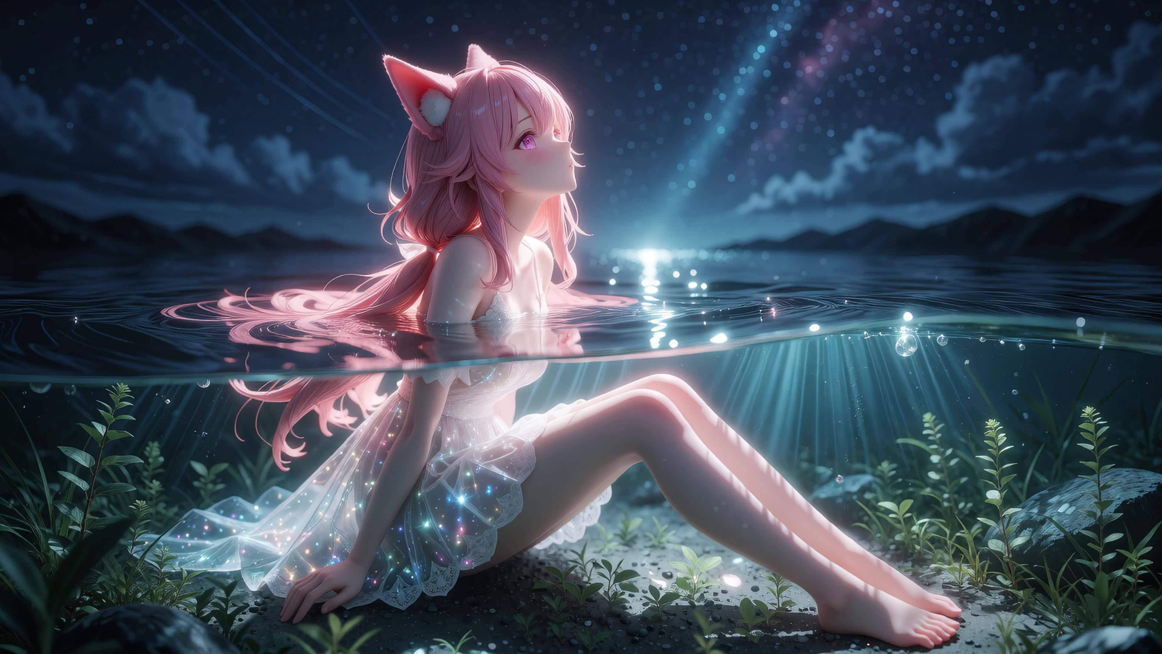 水中女孩