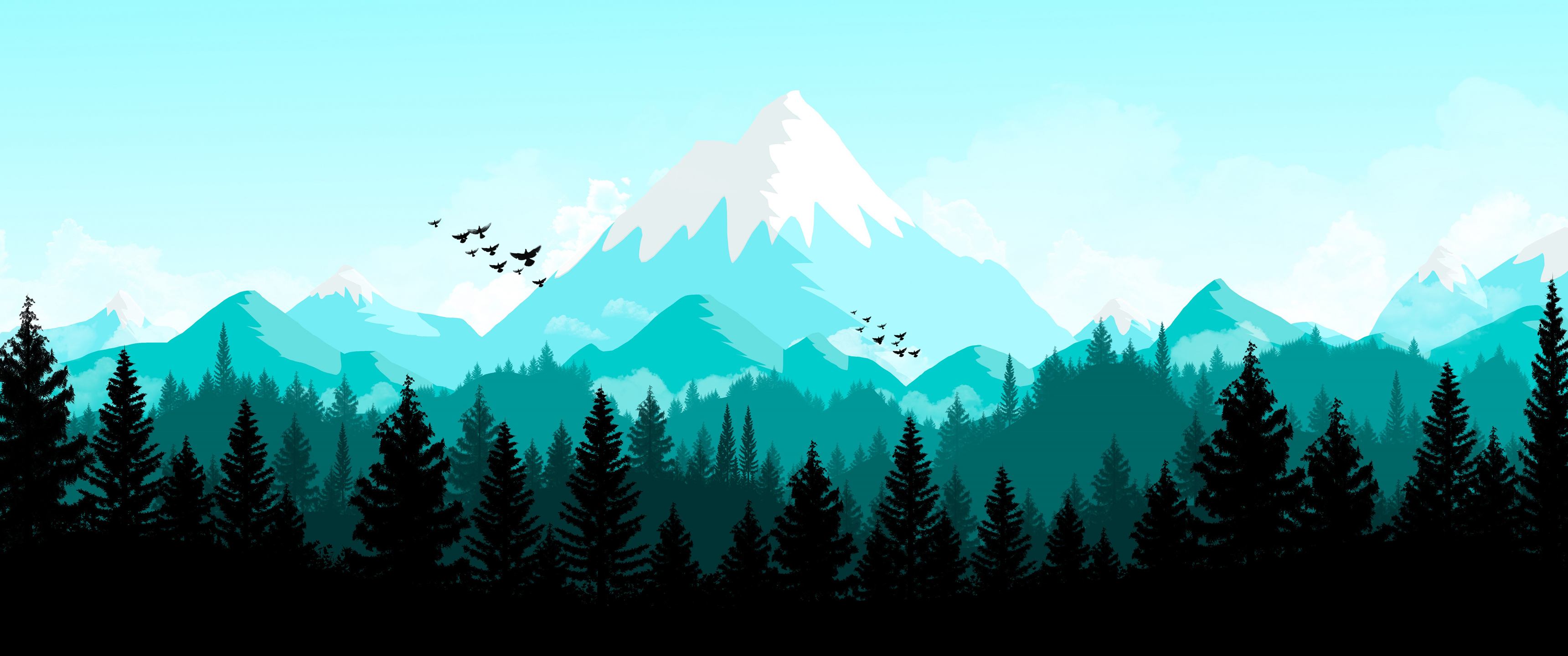 森林山地风景3440x1440_16685