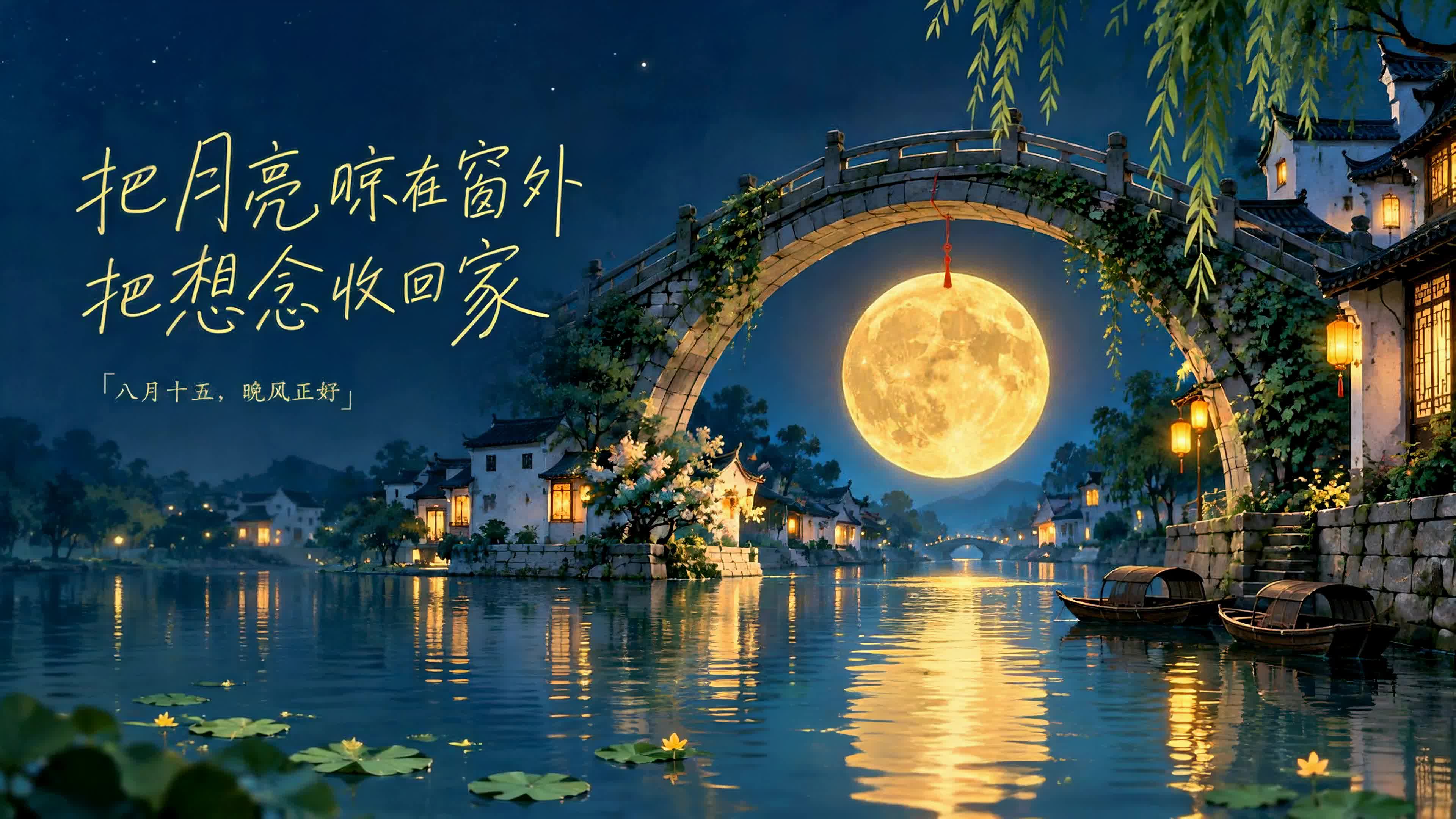 江南月夜寄思念
