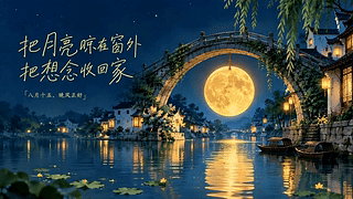 江南月夜寄思念