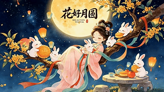 花好月圆中秋夜