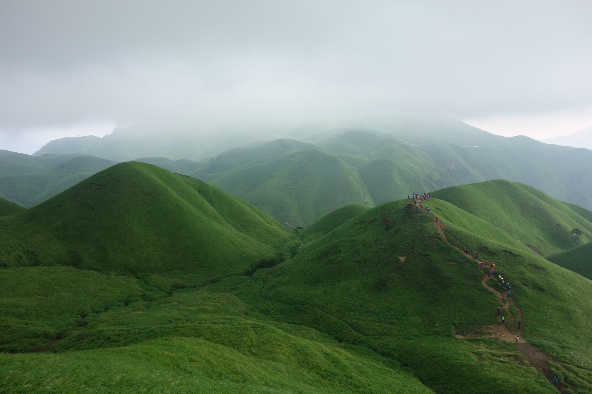 武功山 云雾缭绕 山脉风_13673