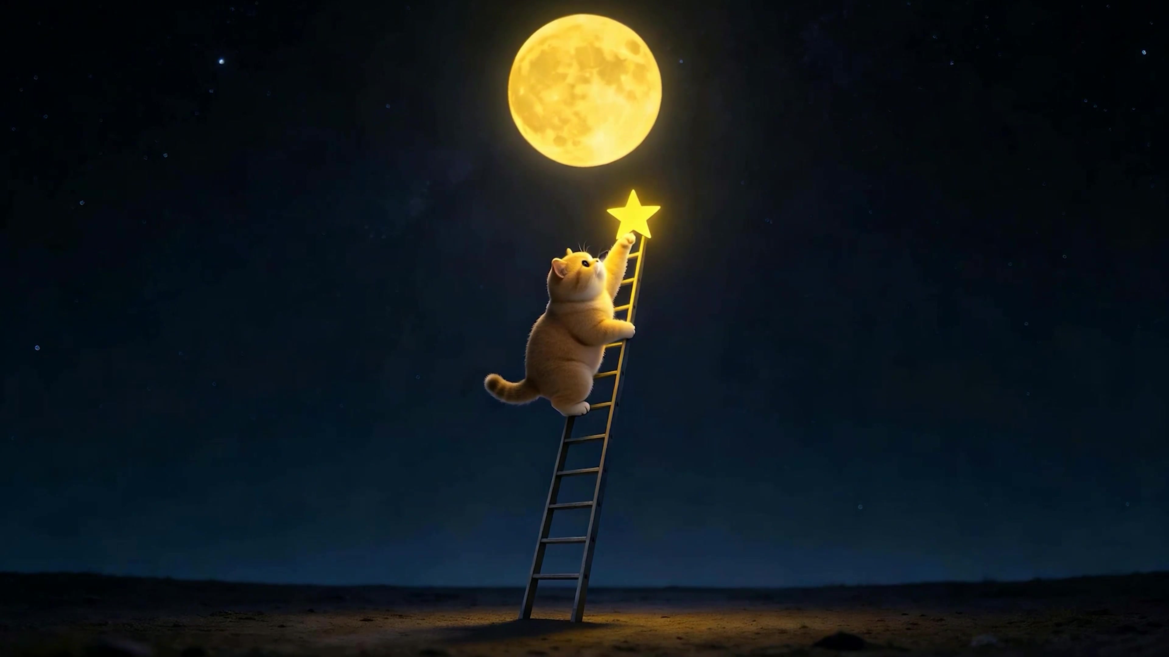 摘星猫咪