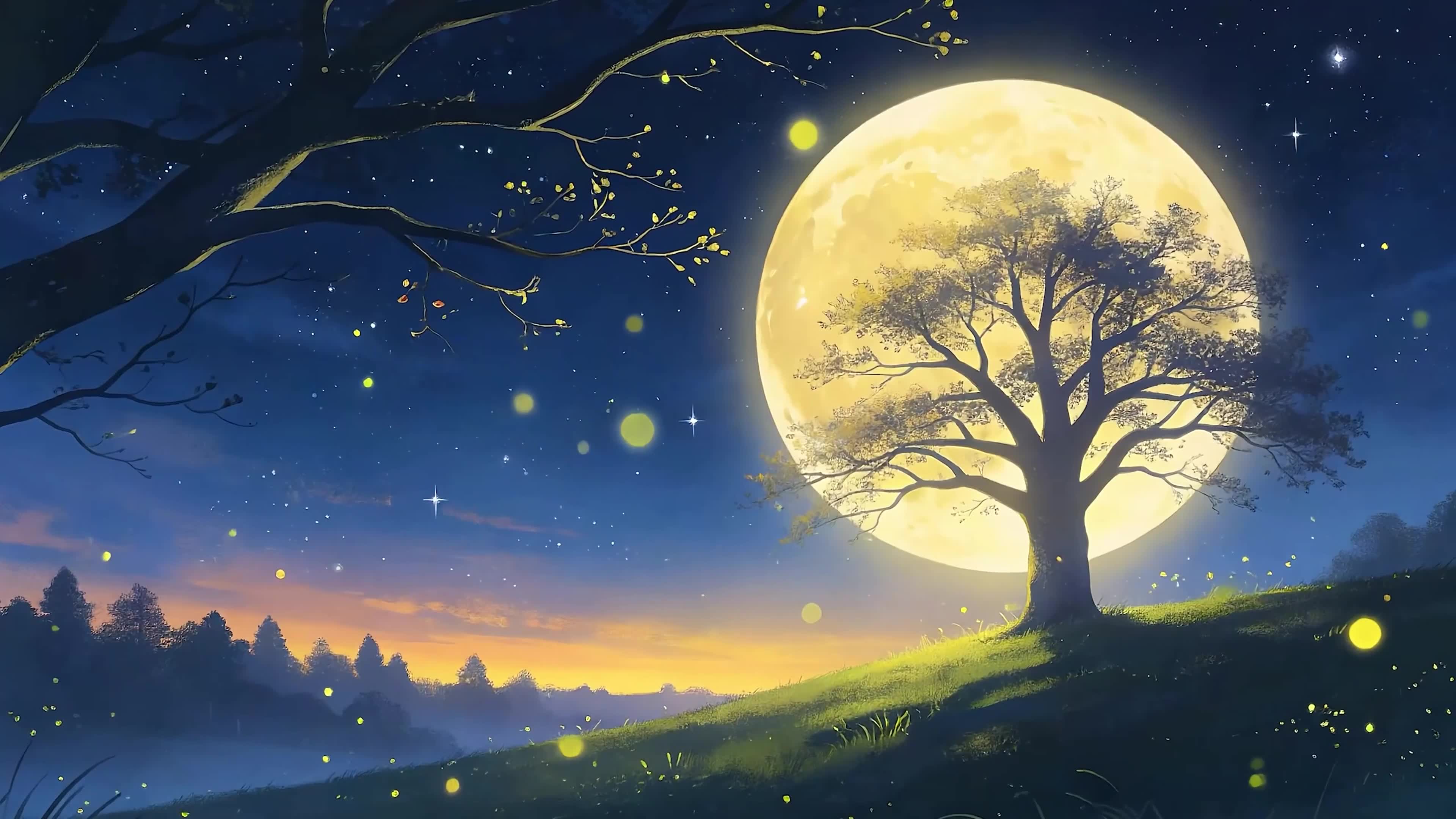 护眼星空夜景