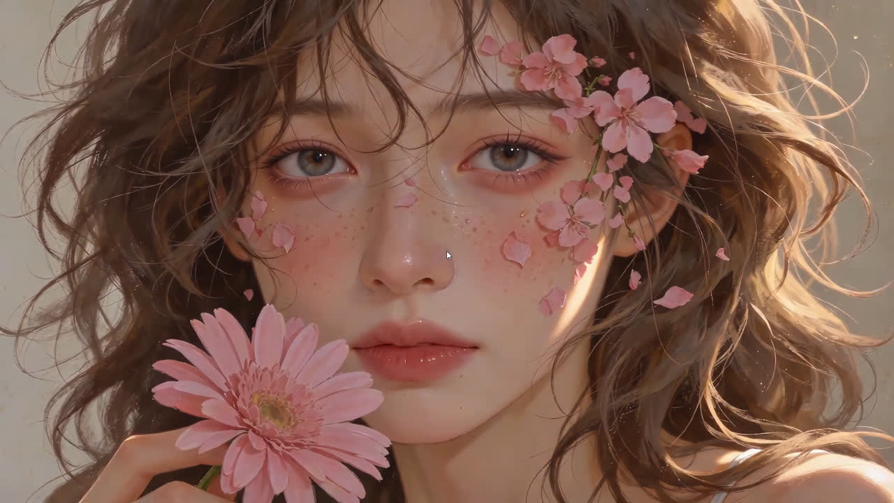 粉色雏菊