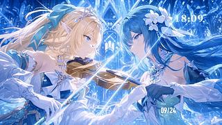 原神·薇斯纳×沃雅妮莎·冰弦对峙