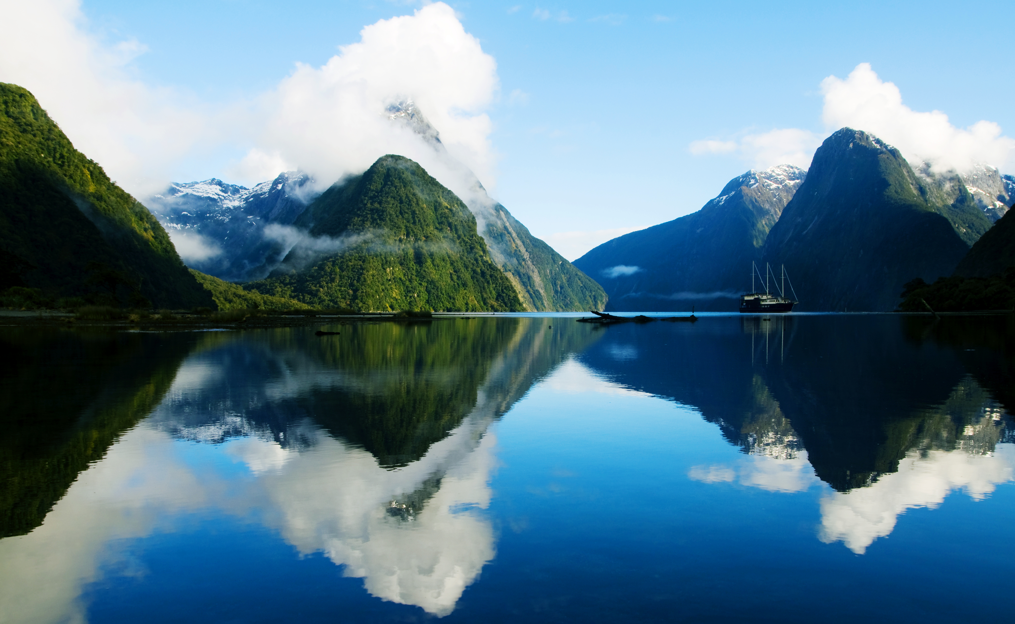 湖光山色 山水风景4k图_6361