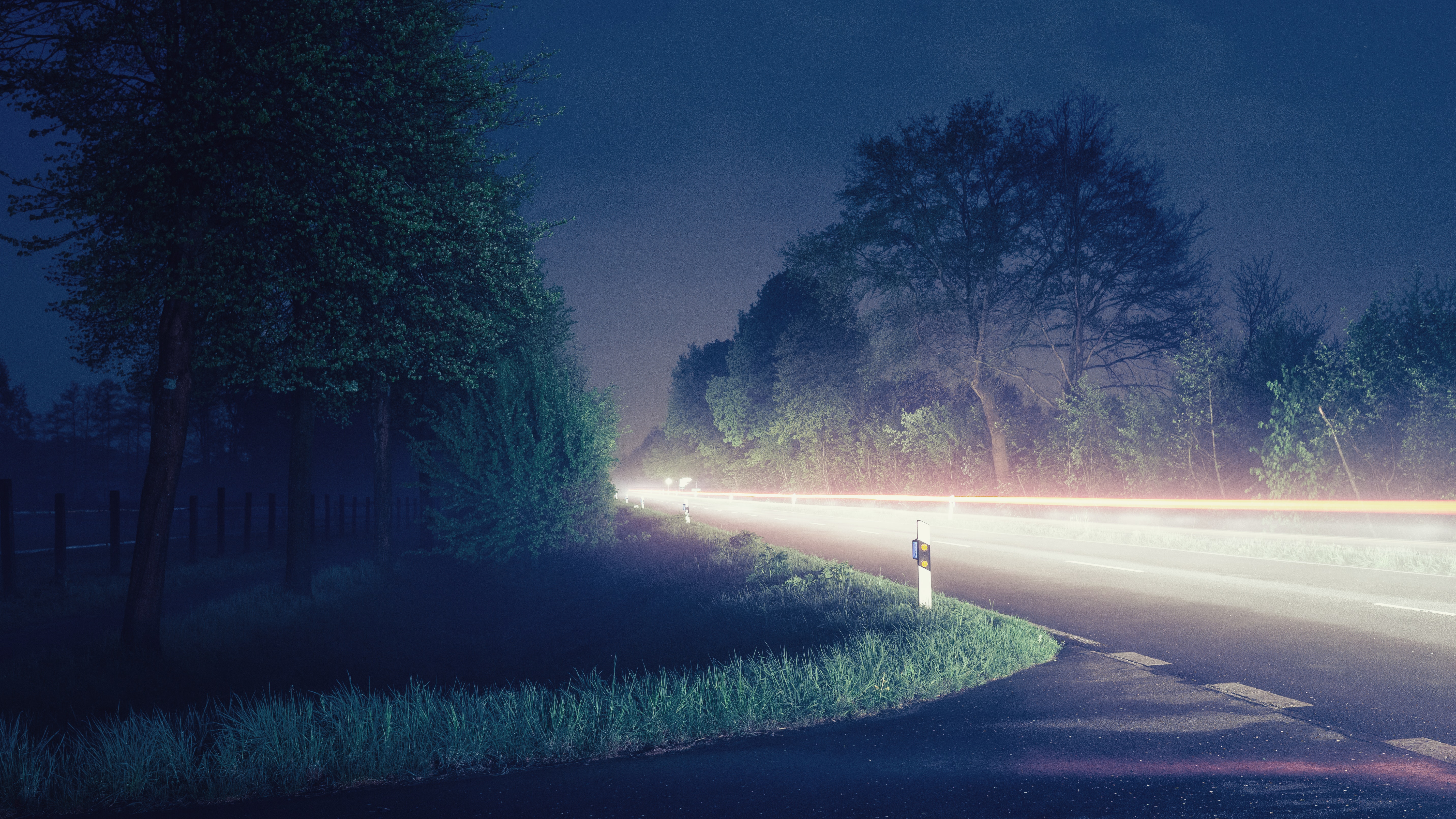 灰色道路的近景5k风景图_20422